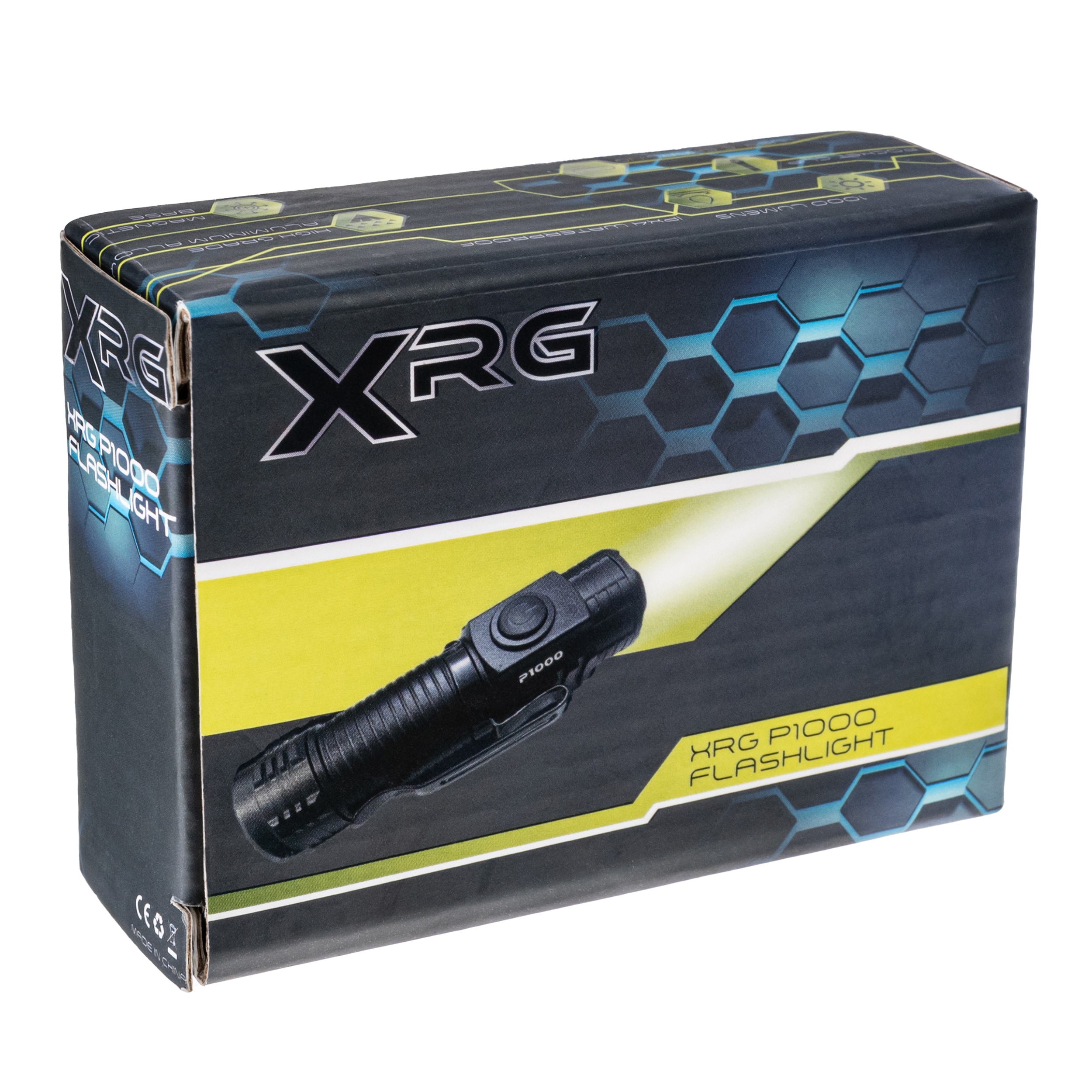 XRG - P1000 Akku Taschenlampe - 1000 Lumen