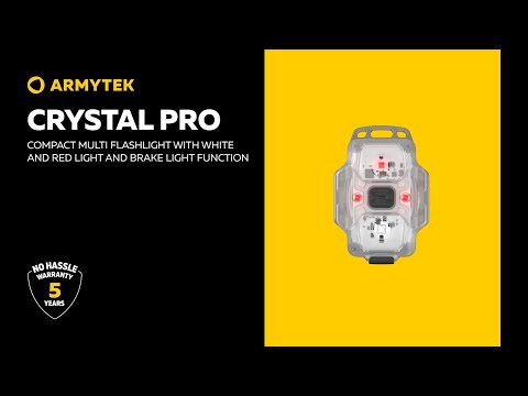 Armytek - Crystal Pro WR - Multifunktionstaschenlampe 220 Lumen - Grey