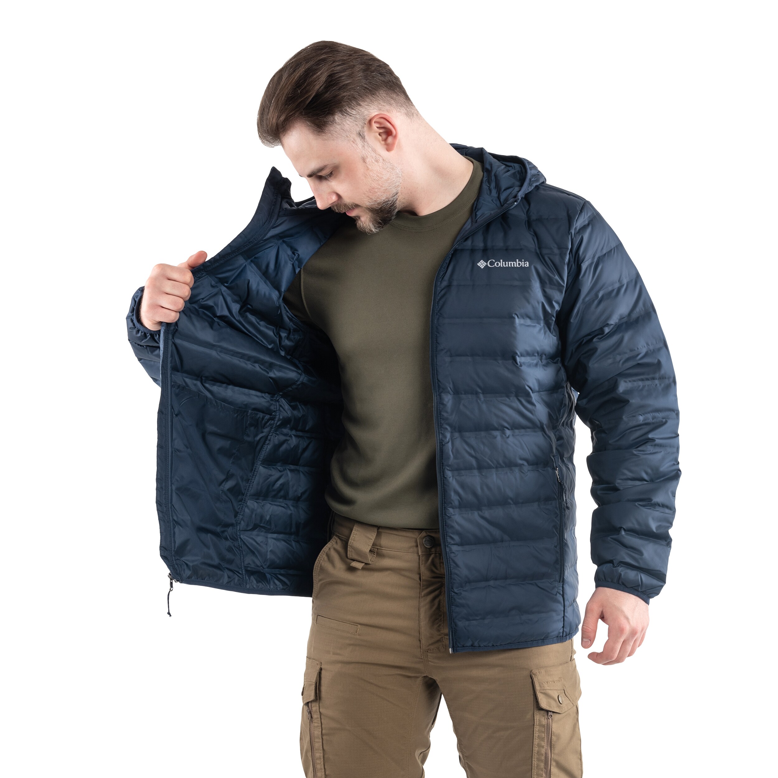 Columbia - Lake 22 Down Hooded Jacket Daunenjacke - Collegiate Navy