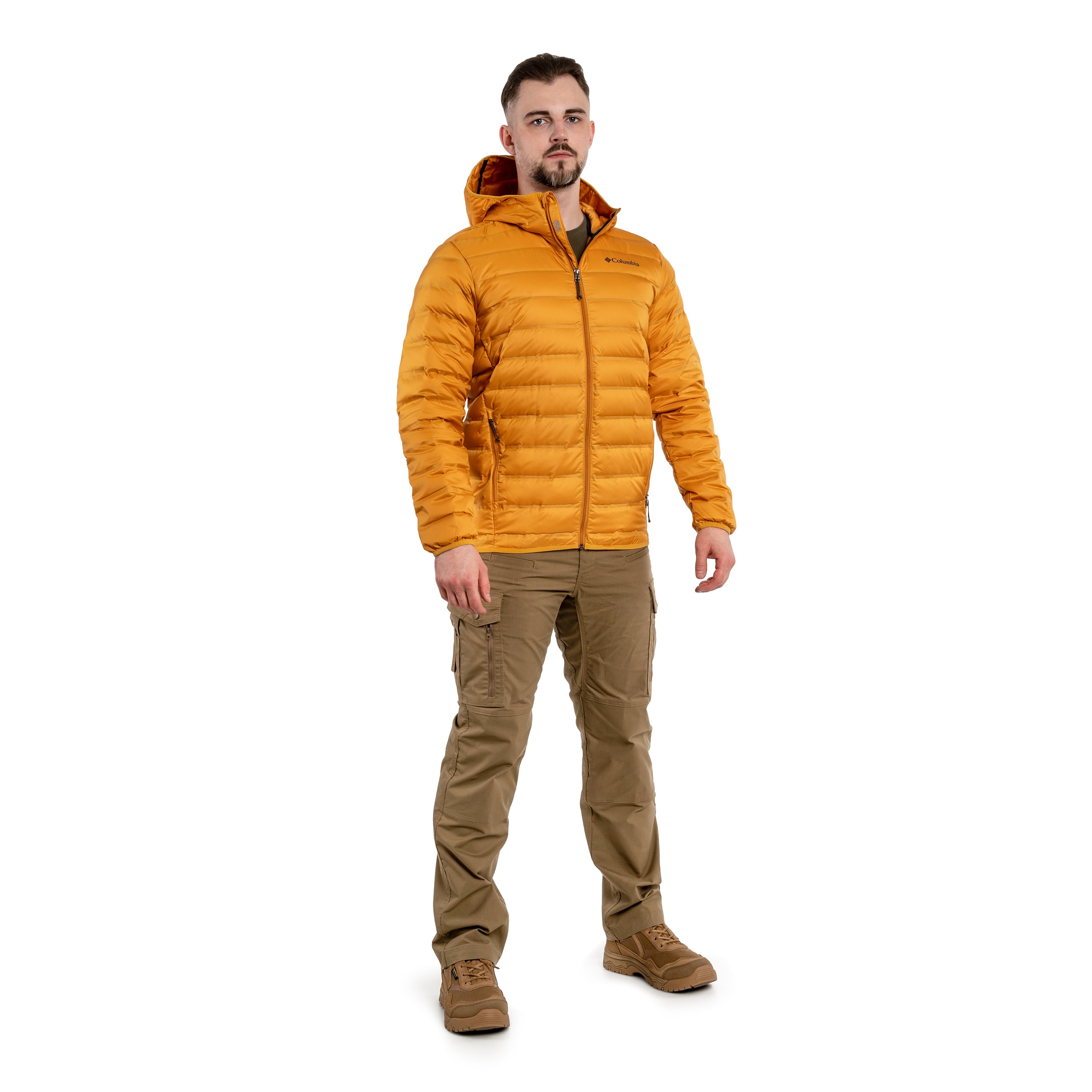 Columbia - Lake 22 Down Hooded Jacket - Jacke - Raw Honey