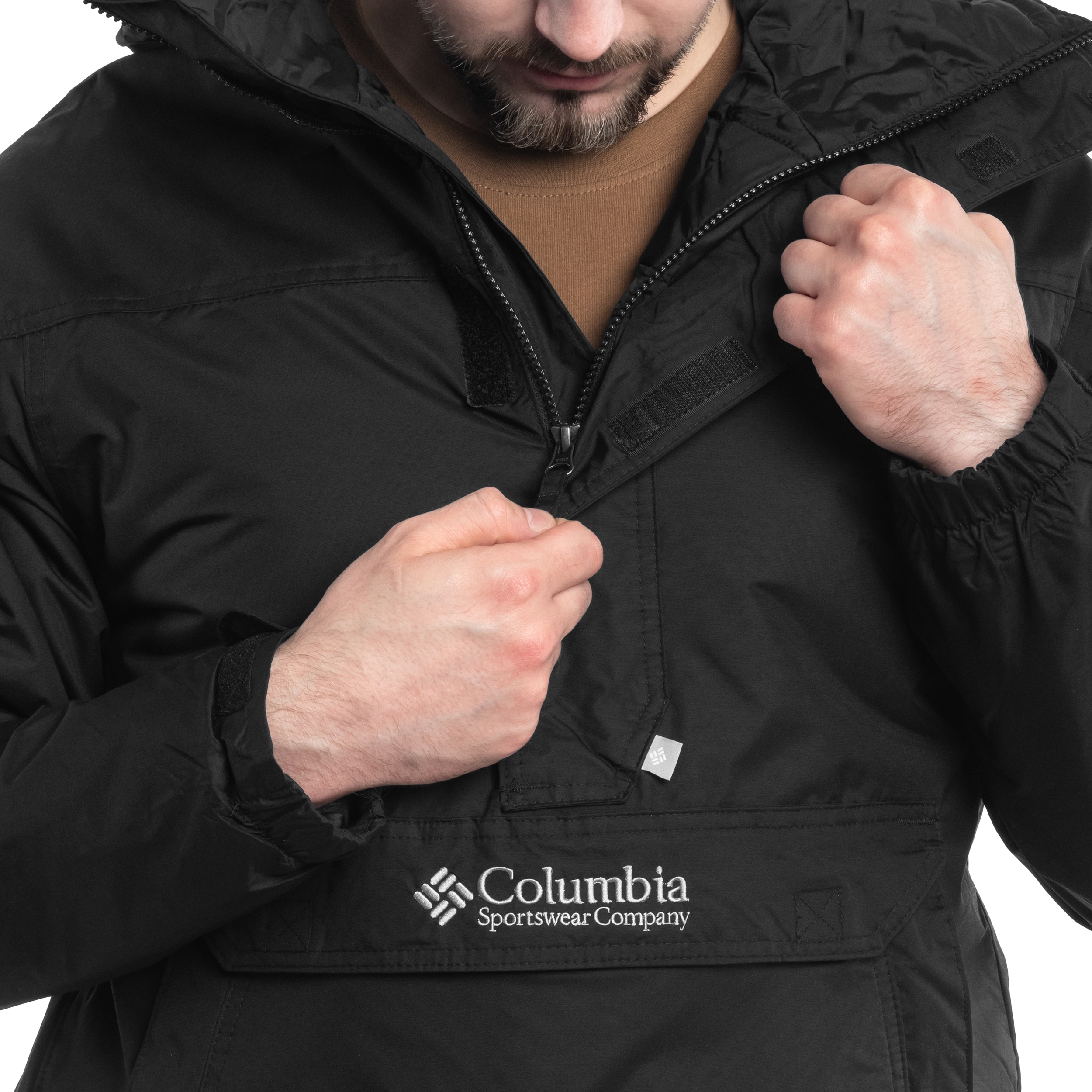 Columbia - Challenger Pullover Anorak - Anorakjacke mit Kapuze - Black