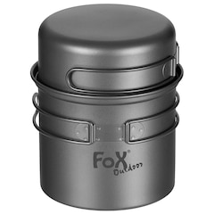 MFH - Fox Outdoor - 2-teiliges Kochset aus Titan