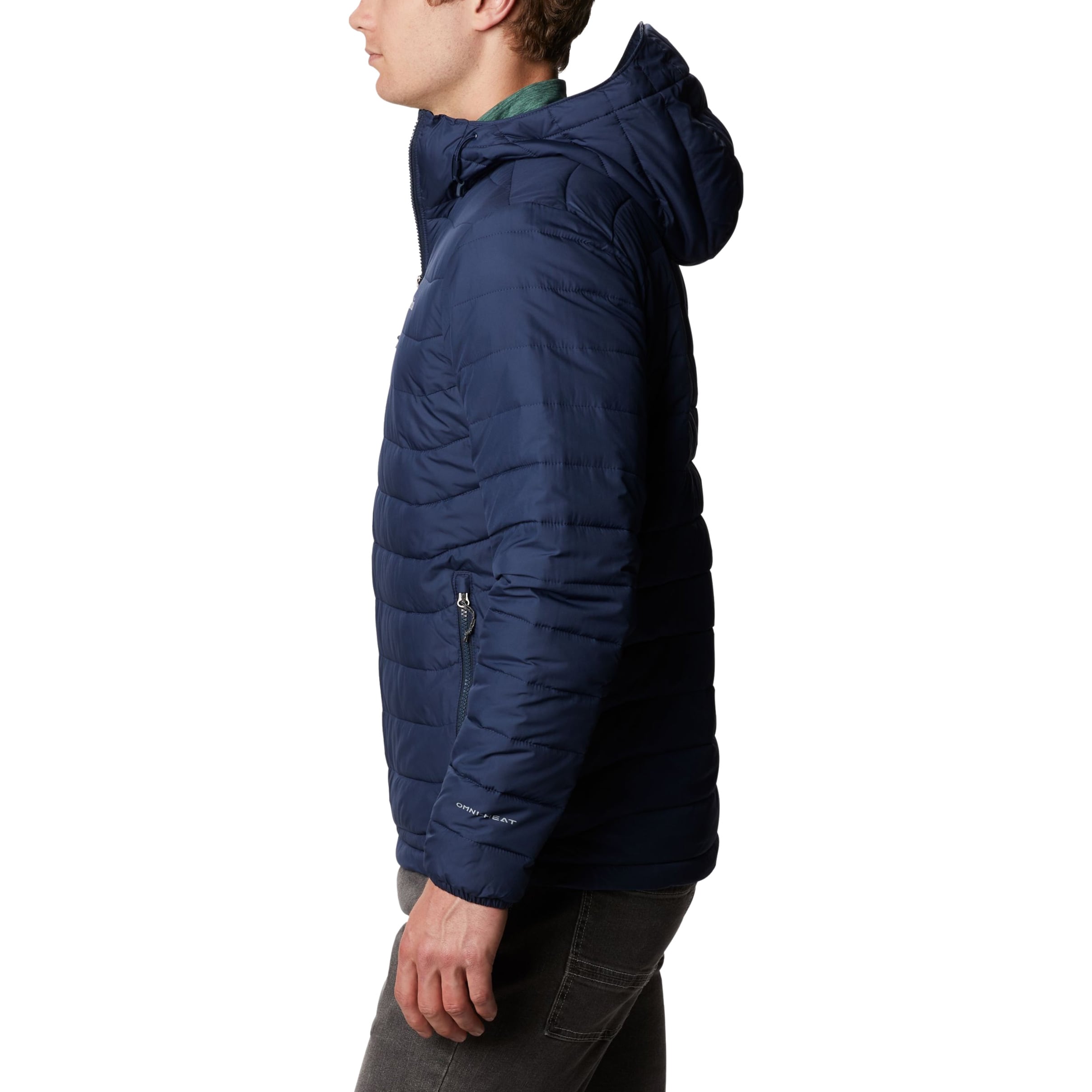 Columbia - Powder Lite Hooded Jacket - Jacke - Collegiate Navy