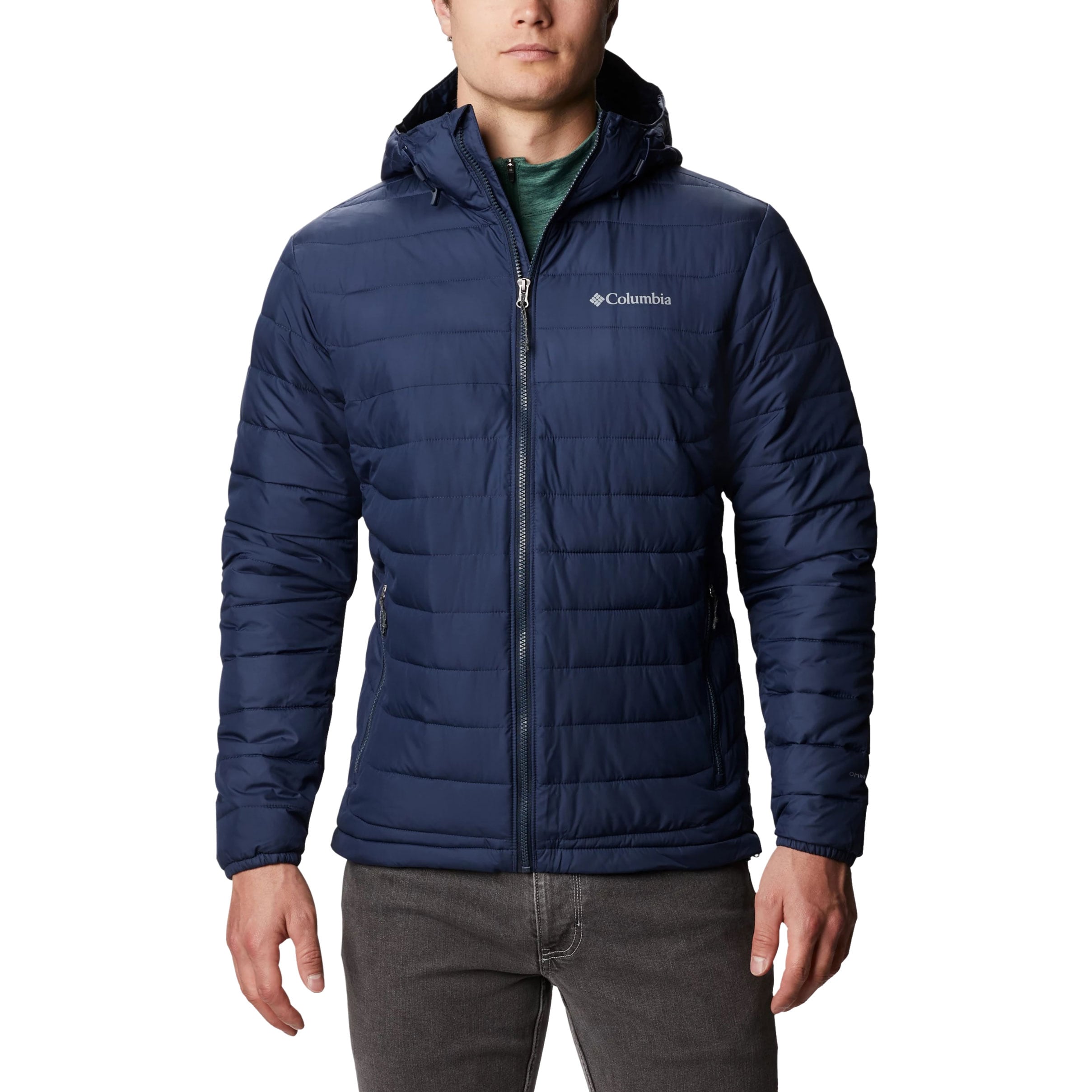 Columbia - Powder Lite Hooded Jacket - Jacke - Collegiate Navy