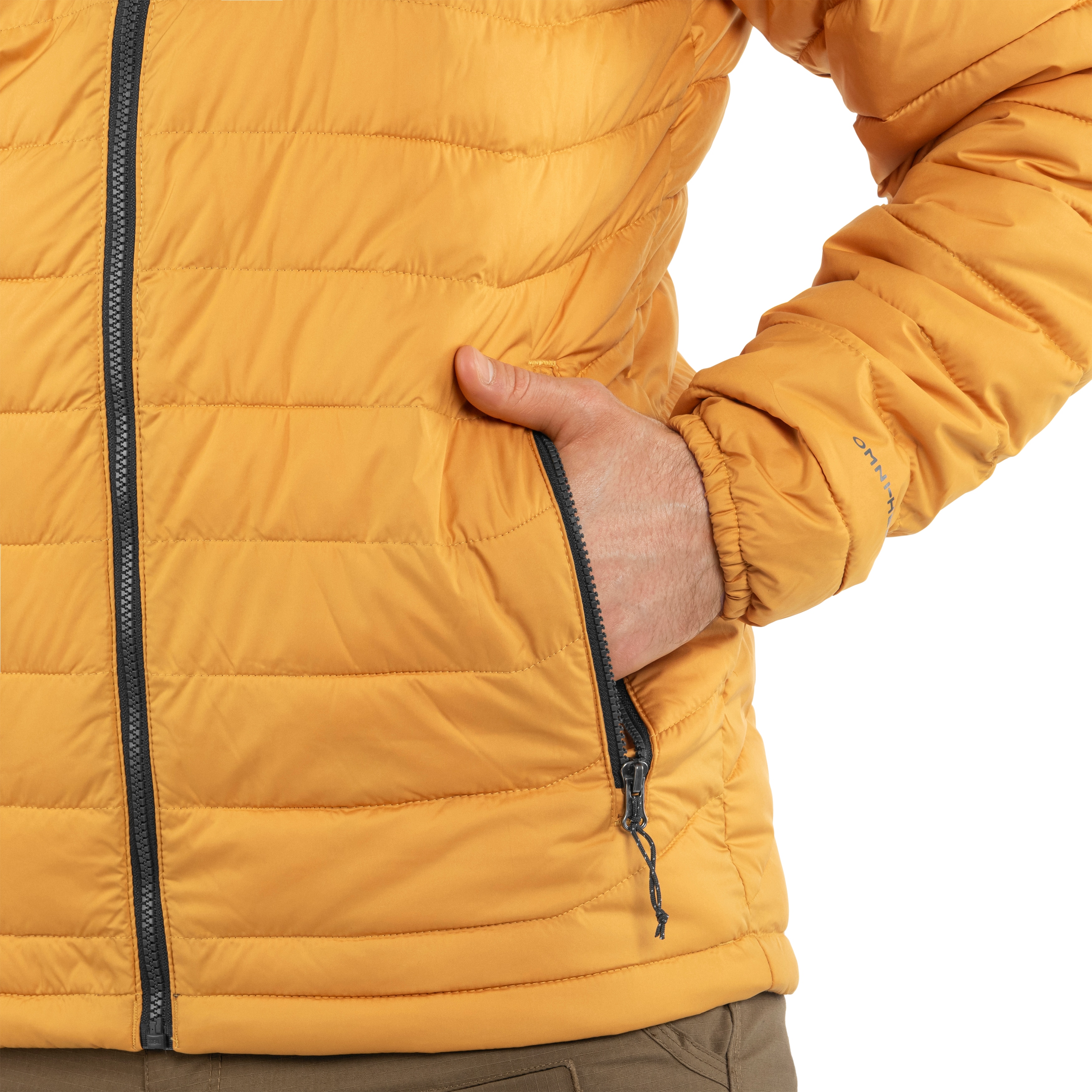 Columbia - Powder Lite Jacket - Warme Steppjacke - Raw Honey / Shark