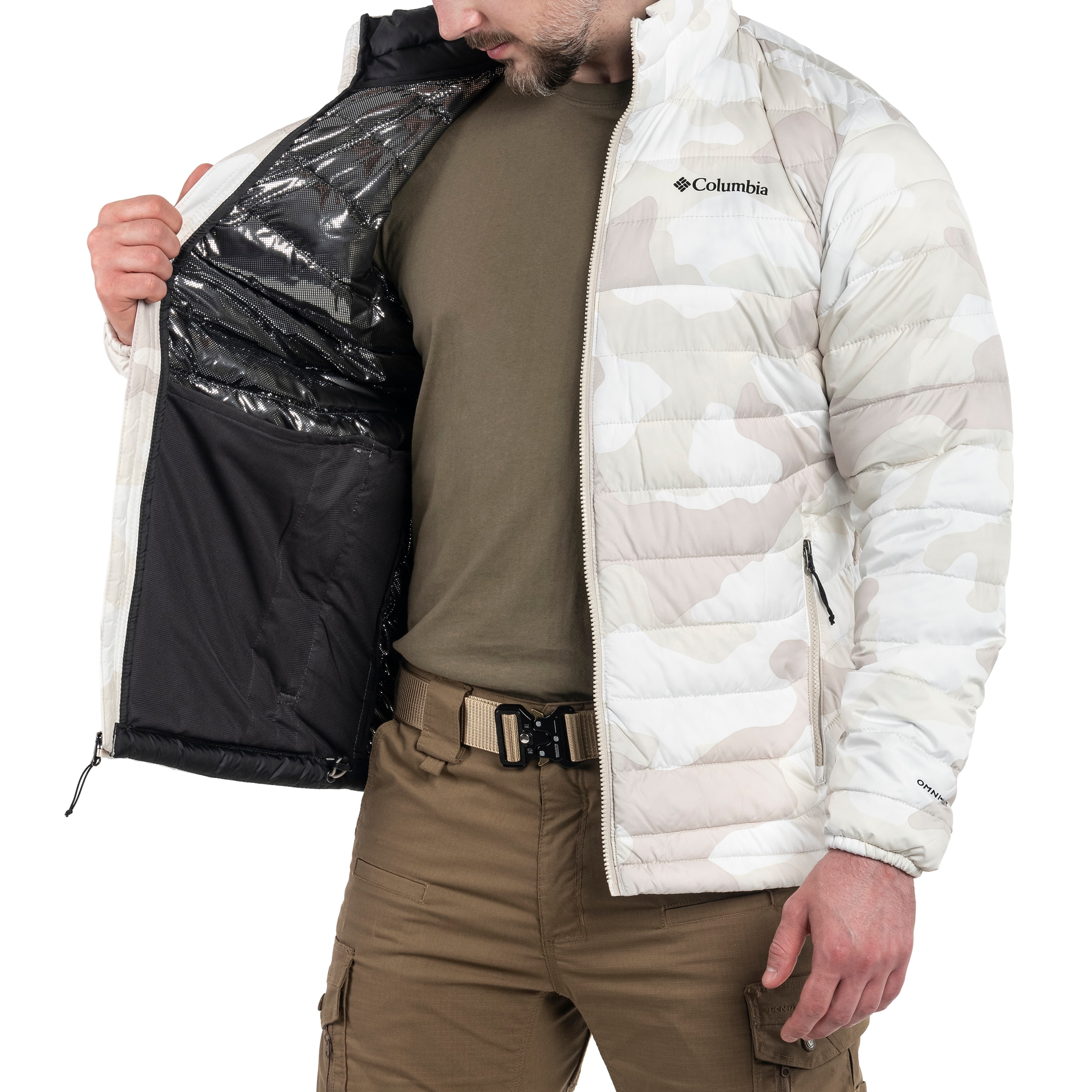Columbia - Powder Lite Jacket - Steppjacke - Dark Stone Mod Camo