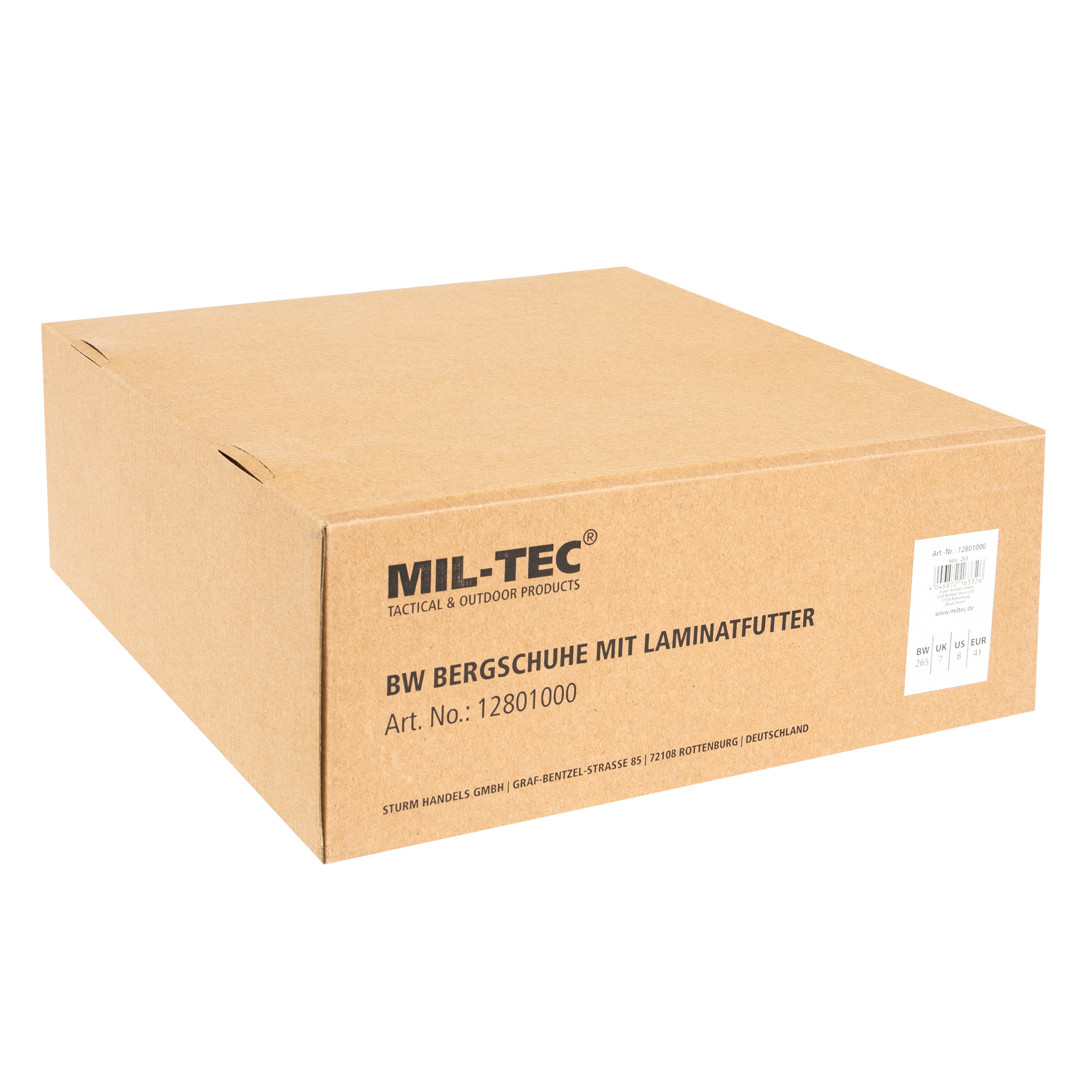 Mil-Tec - BW Mountain Schuhe - Black