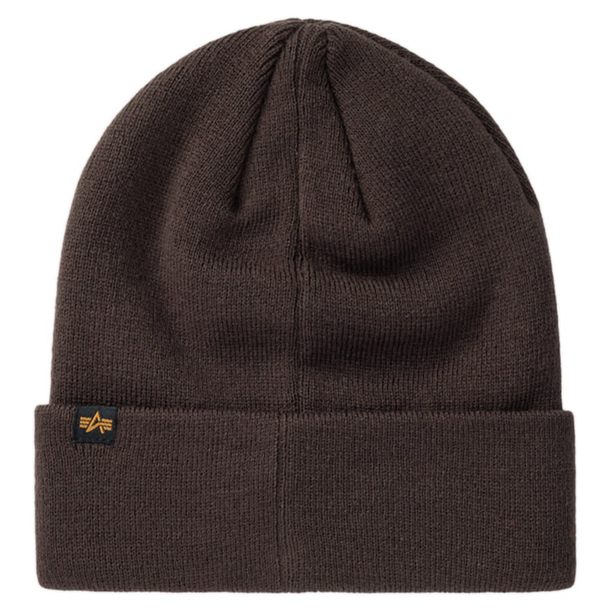 Alpha Industries - 3D Beanie Mütze - Hunter Brown