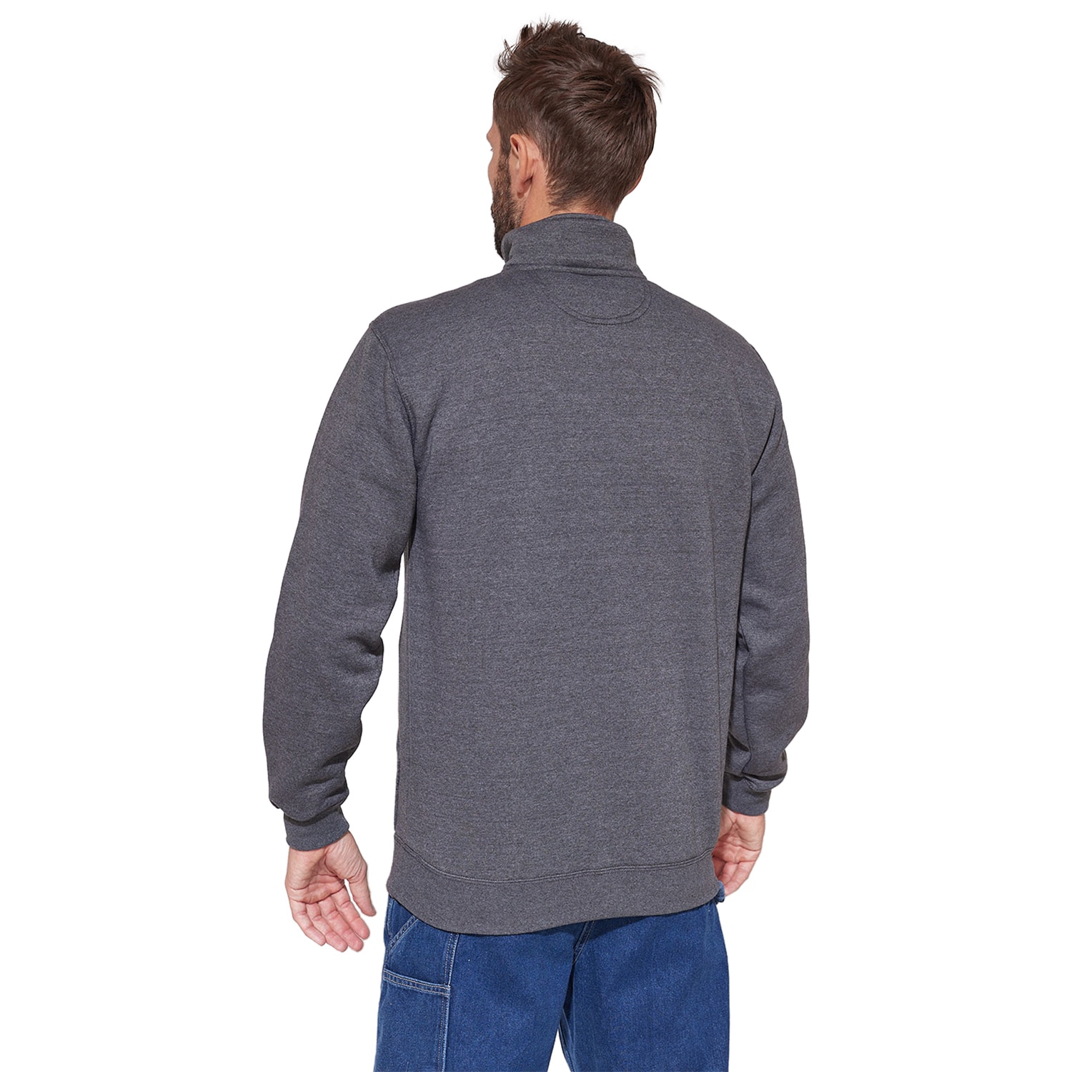 Carhartt - Midweight Quarter-Zip Mock-Neck - Sweatshirt - Carbon