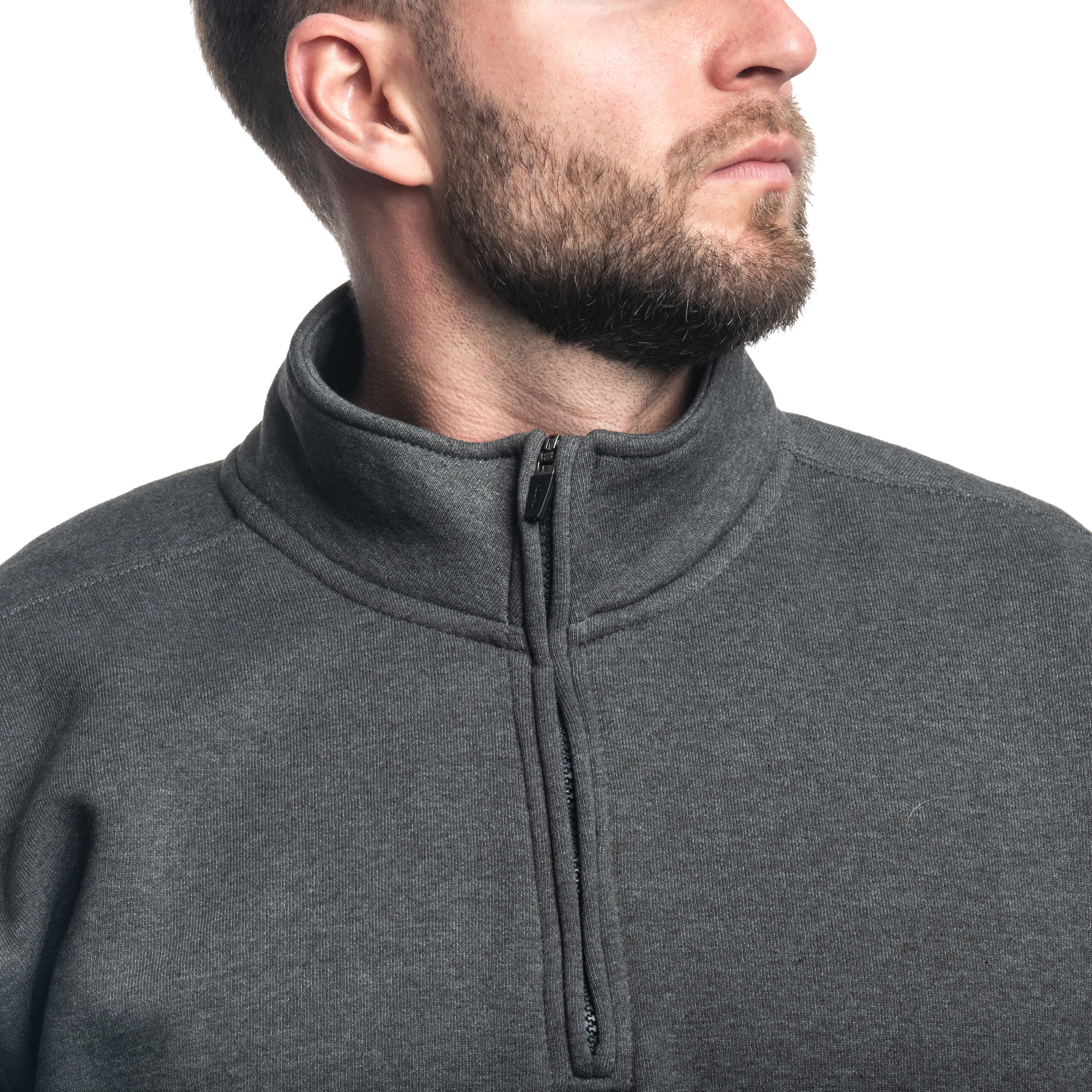 Carhartt - Midweight Quarter-Zip Mock-Neck - Sweatshirt - Carbon