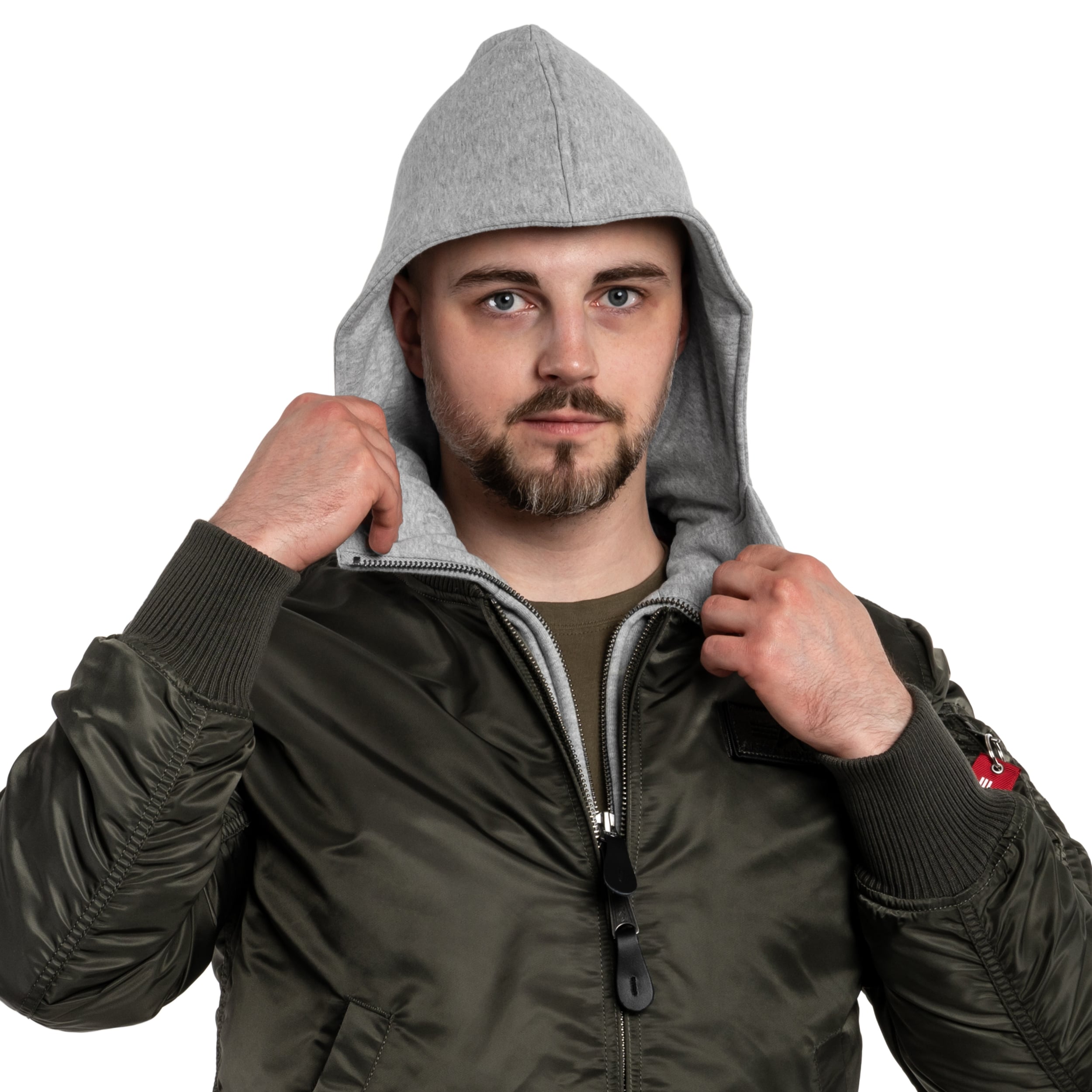 Alpha Industries - MA-1 D-Tec Jacke - Rep. Grey