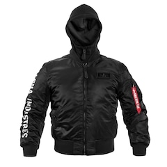 Alpha Industries - MA-1 D-Tec Jacke - Black/Reflective