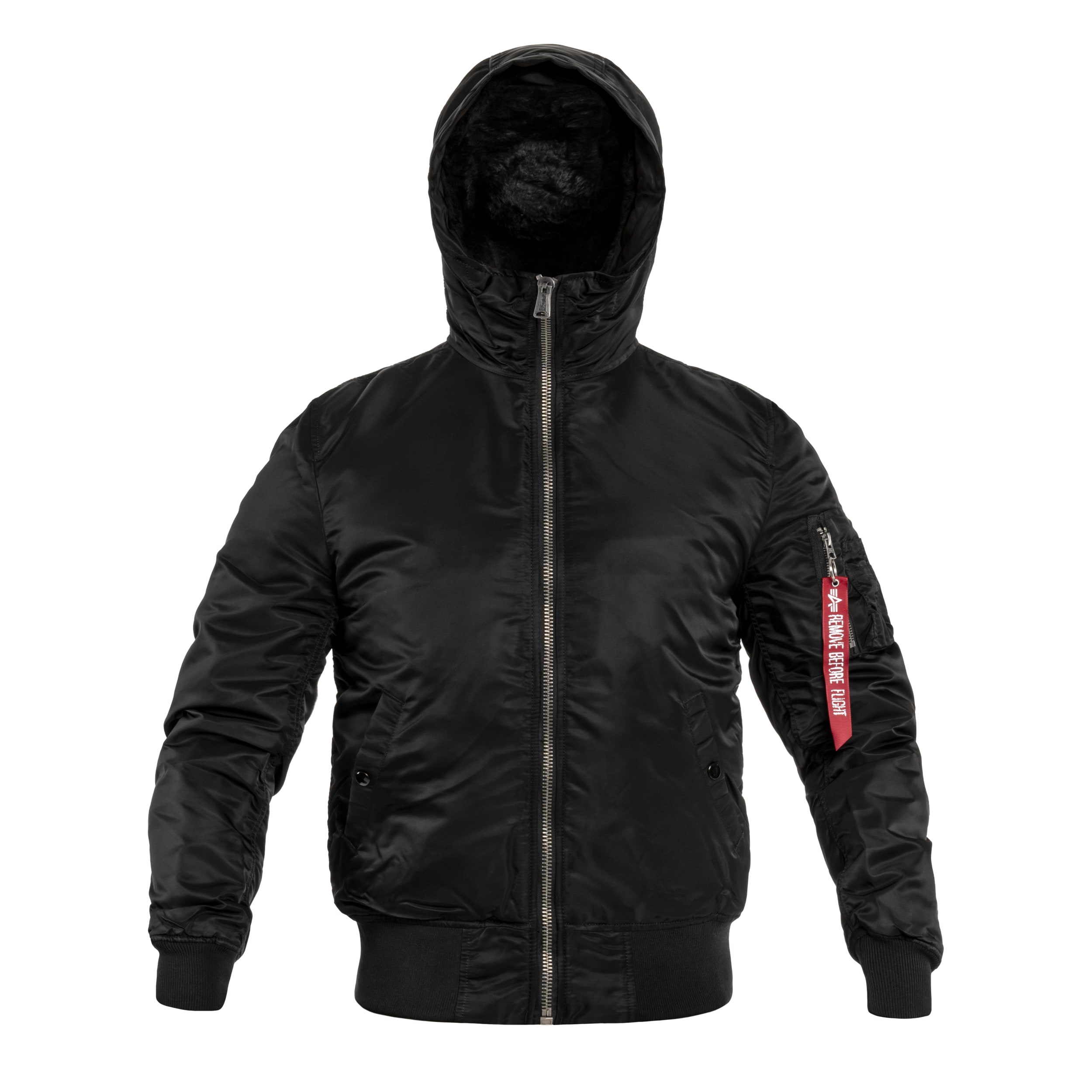 Alpha Industries MA 1 Hooded Jacke Black online kaufen MILITARY.EU Shop