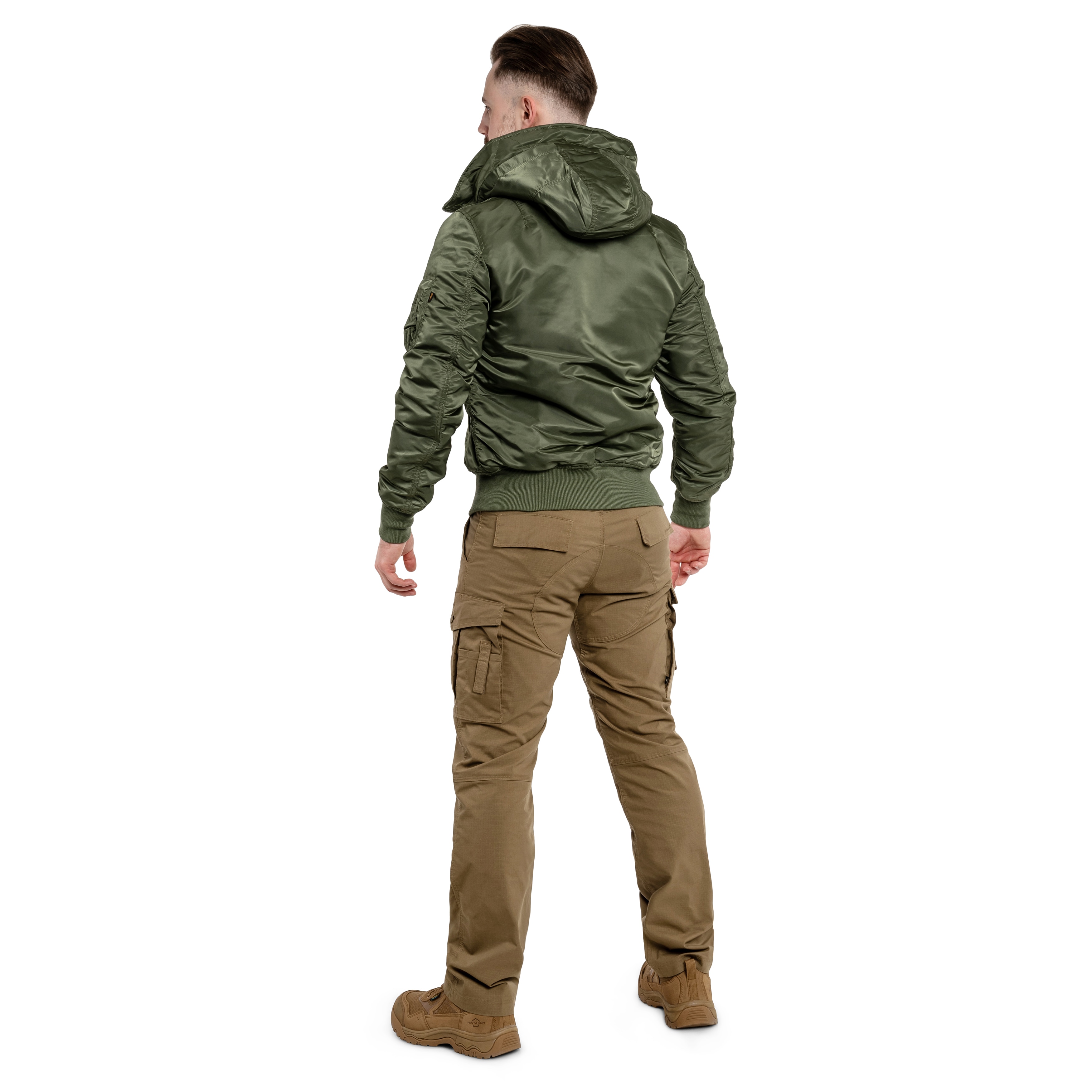 Alpha Industries - MA-1 Hooded - Jacke - Sage Green