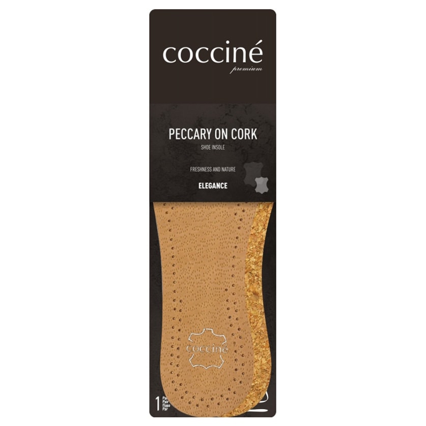 Coccine - Lederschuheinlagen auf Kork - Beige