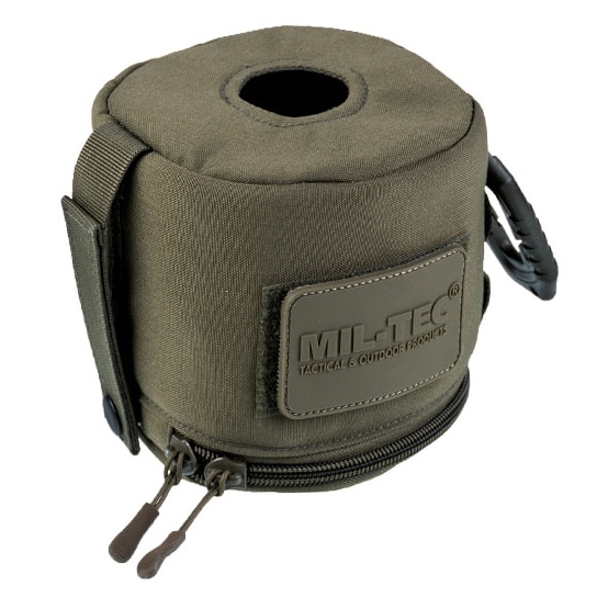 Mil-Tec - Molle Taschentuchbehälter mit Karabinerhaken - Olive