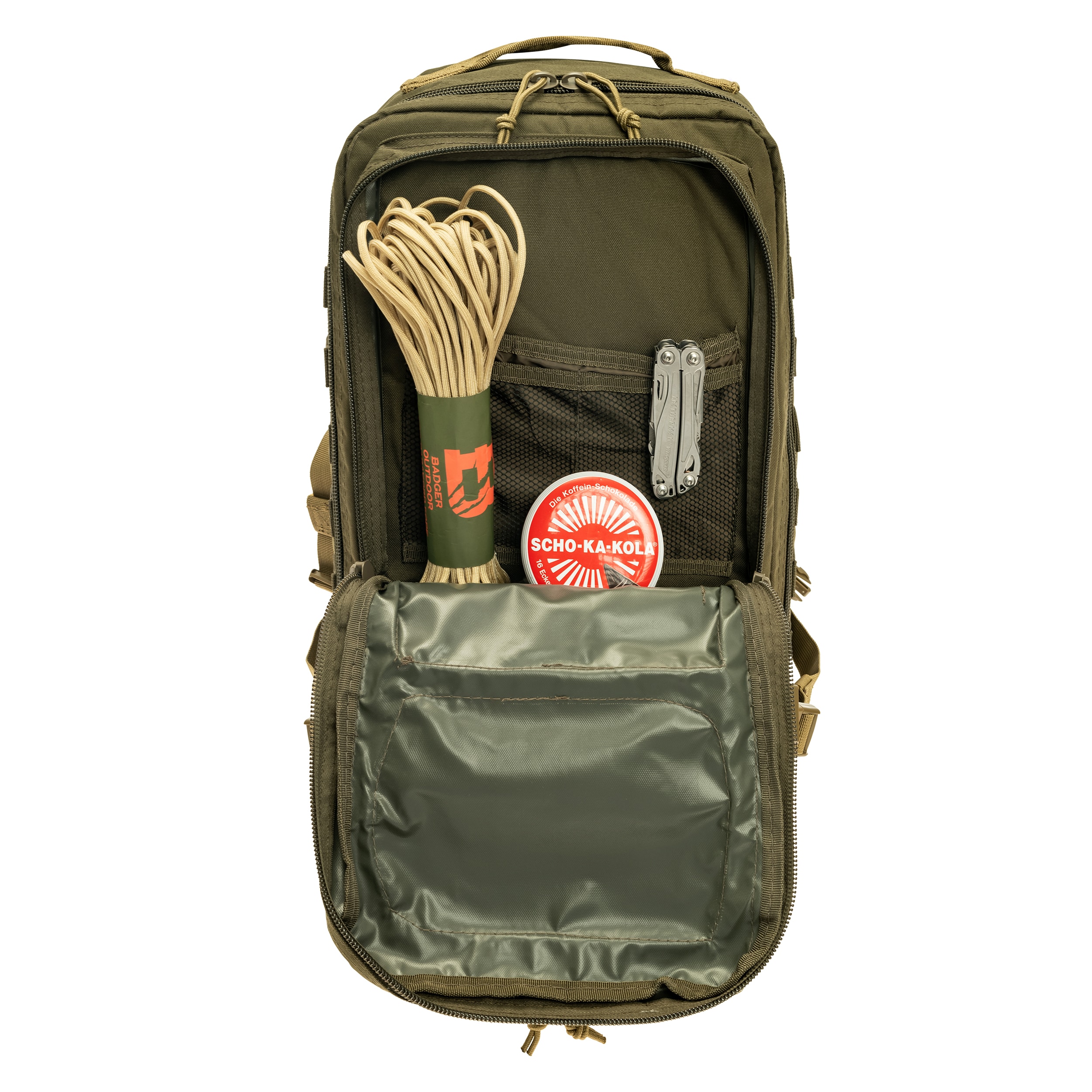 Mil-Tec - Large Assault Pack - Rucksack 36 l - Ranger Green/Coyote