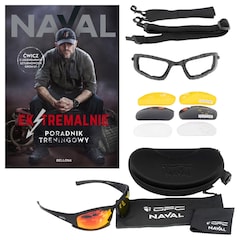 OPC Outdoor Extreme Naval Set  Schutzbrille + Buch "Ekstremalnie. Poradnik treningowy" - Set
