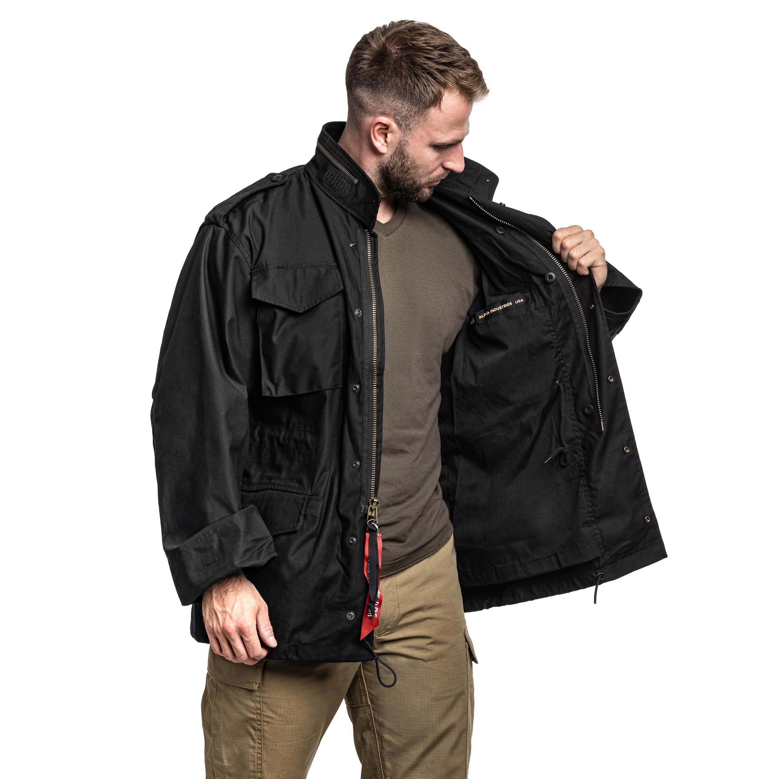 Alpha Industries - M-65 Jacke - Black