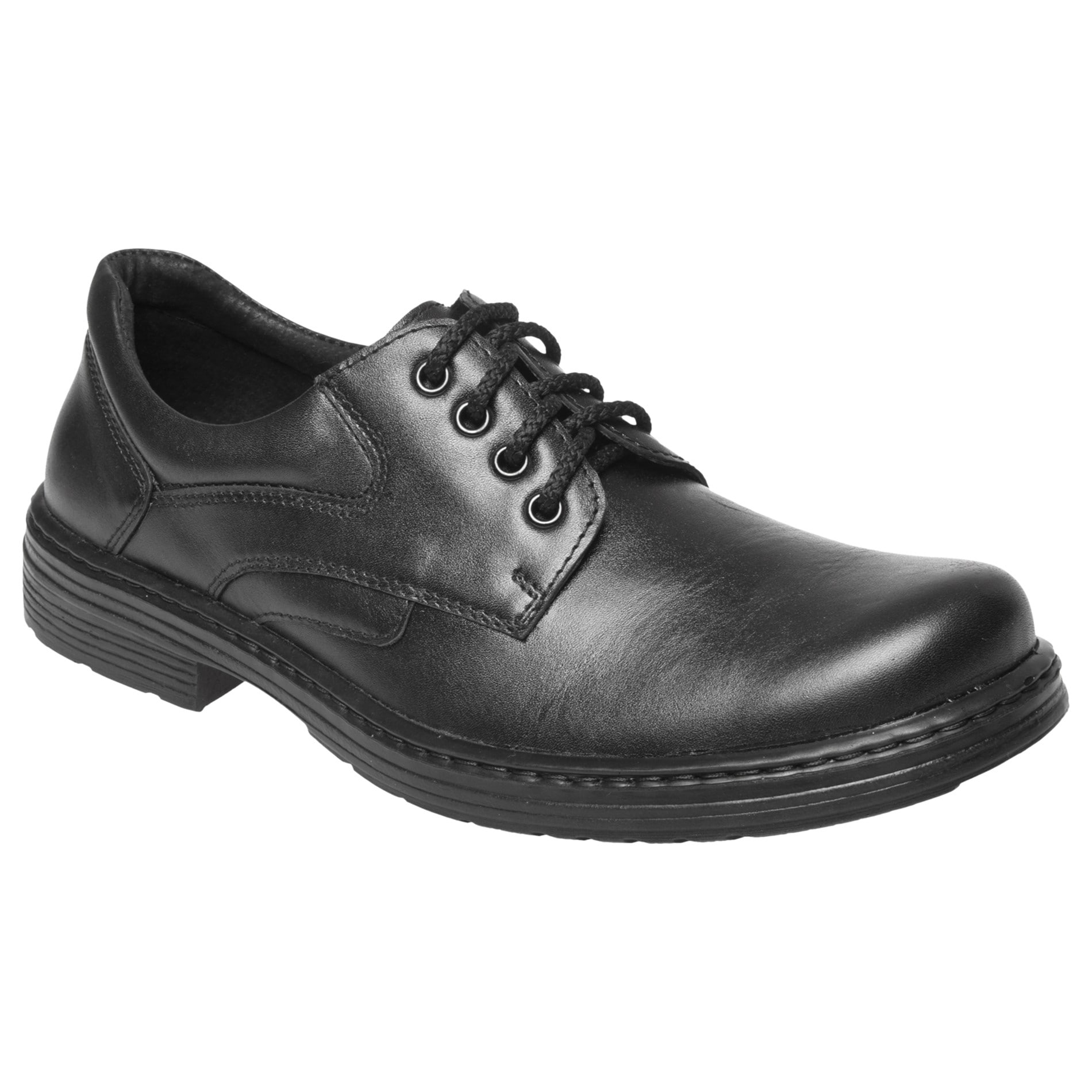 Bennon - Ramon Low - Halbschuhe aus Narbenleder - Black