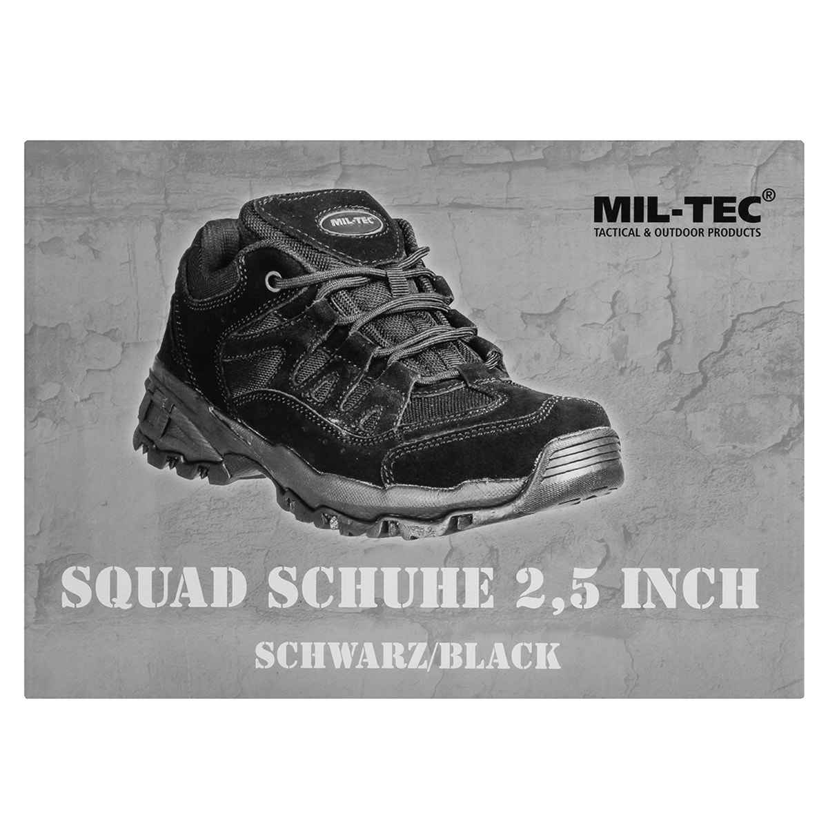 Mil-Tec - Squad - Schuhe 2.5'' - Black