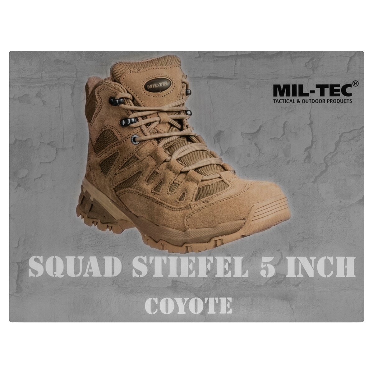 Mil-Tec - Teesar Squad - Schuhe 5'' - Coyote Braun