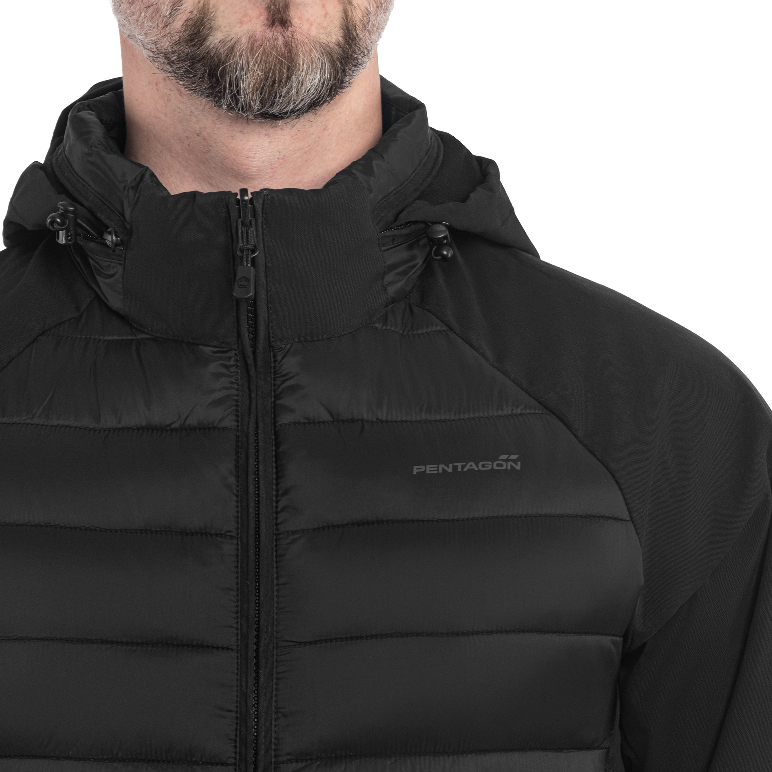 Pentagon - Neutron Hybrid Jacke - Black