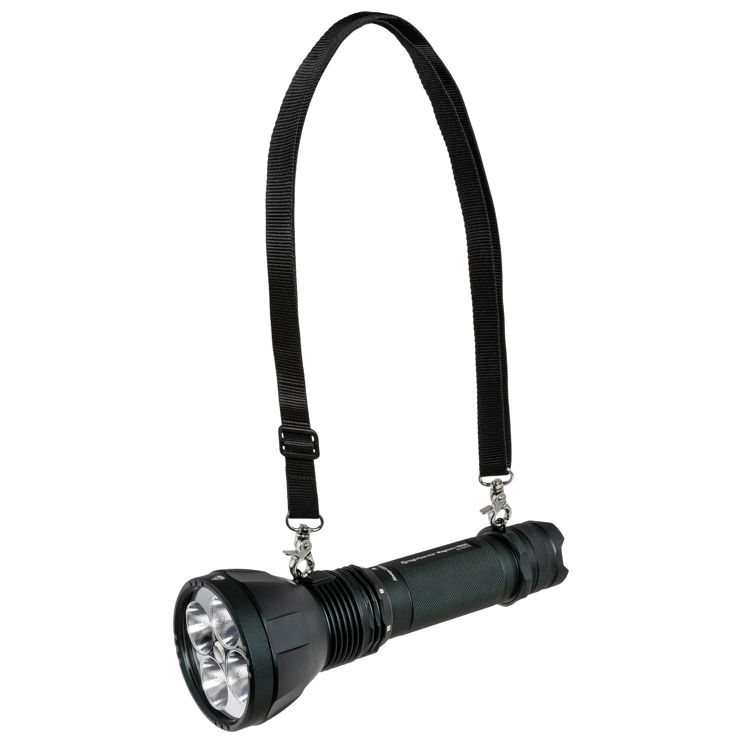 NightSearcher - Magnum Taschenlampe - 11600 Lumen