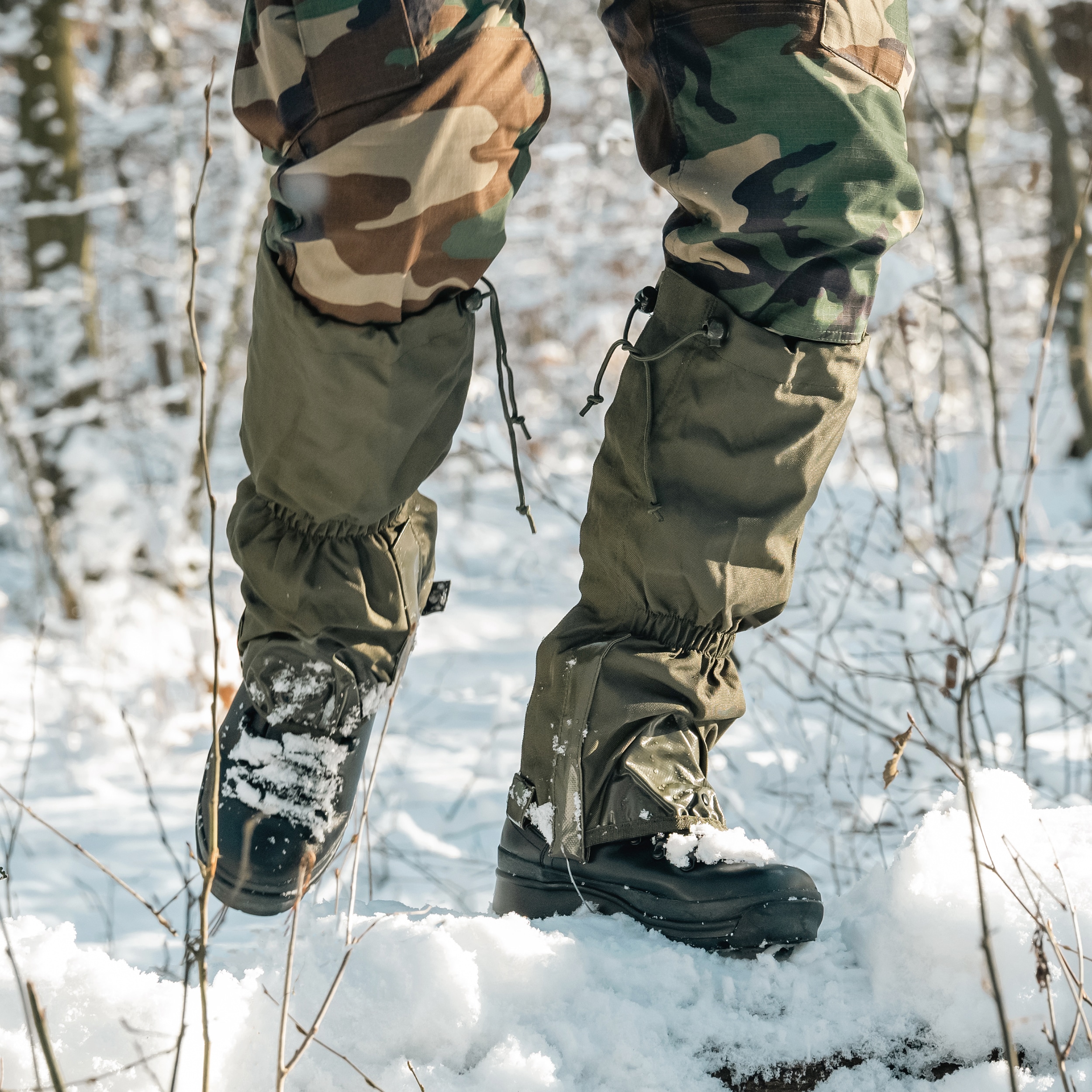 Mil-Tec - Pro - Gamaschen für Militär - Olive