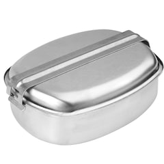 Mil-Tec - French Mess Kit - 2-tlg. Outdoor-Kochset aus Stahl