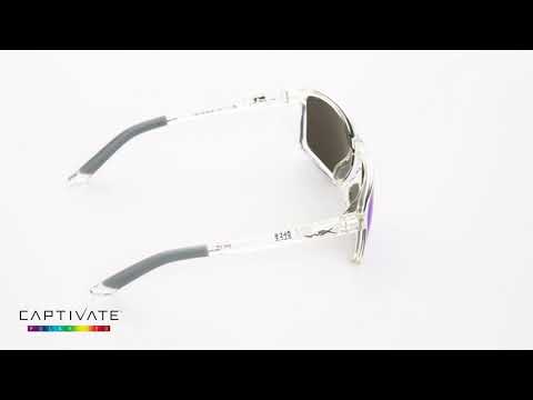 Wiley X - Alfa - Brille - Captivate Polarized Bronze Mirror/Gloss Crystal Light Olive/GREY