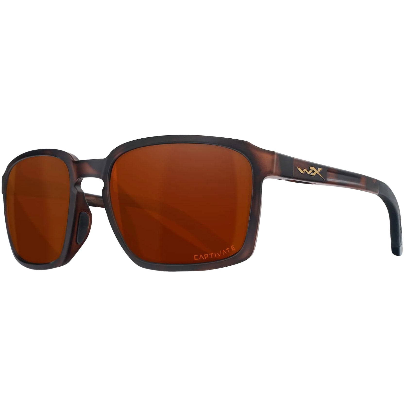 Wiley X - Alfa - Brille - Captivate Polarized Copper/Matte Havana Brown