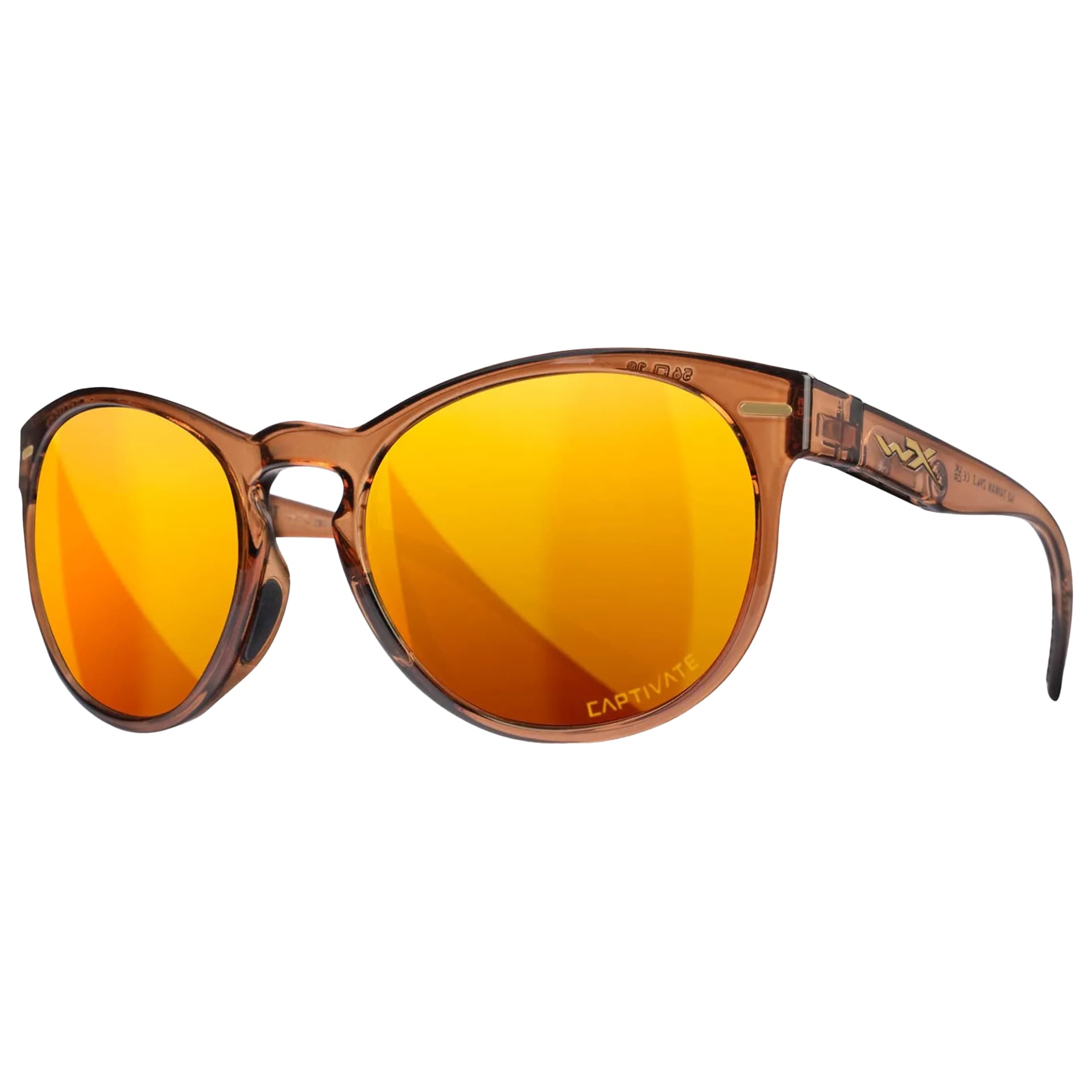 Wiley X - Covert Brille für Damen - Captivate Polarized Bronze Mirror/Crystal Rootbeer