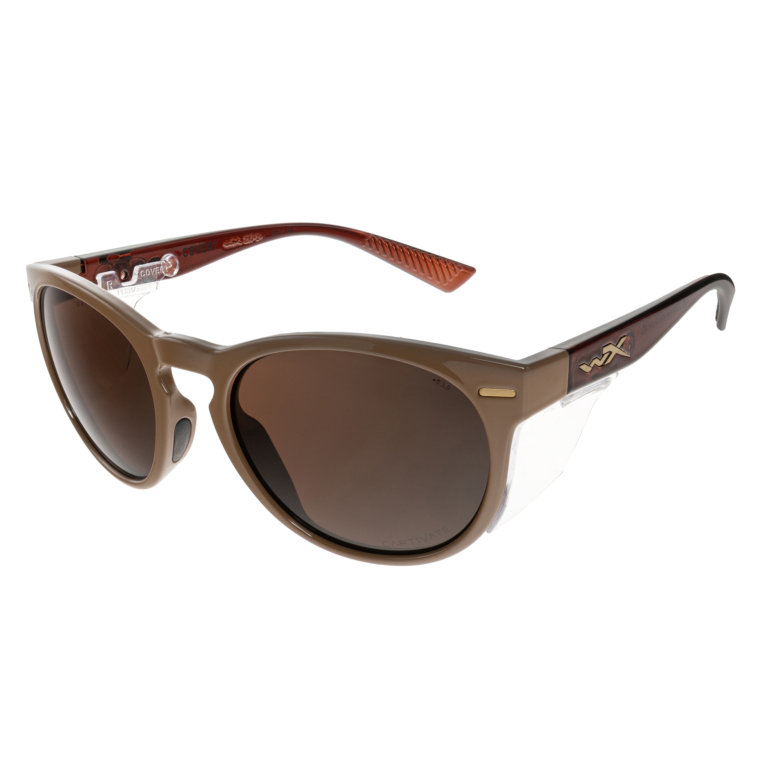 Wiley X Covert - Damenbrille - Captivate Polarized Copper/ Gloss Coffee Crystal Brown