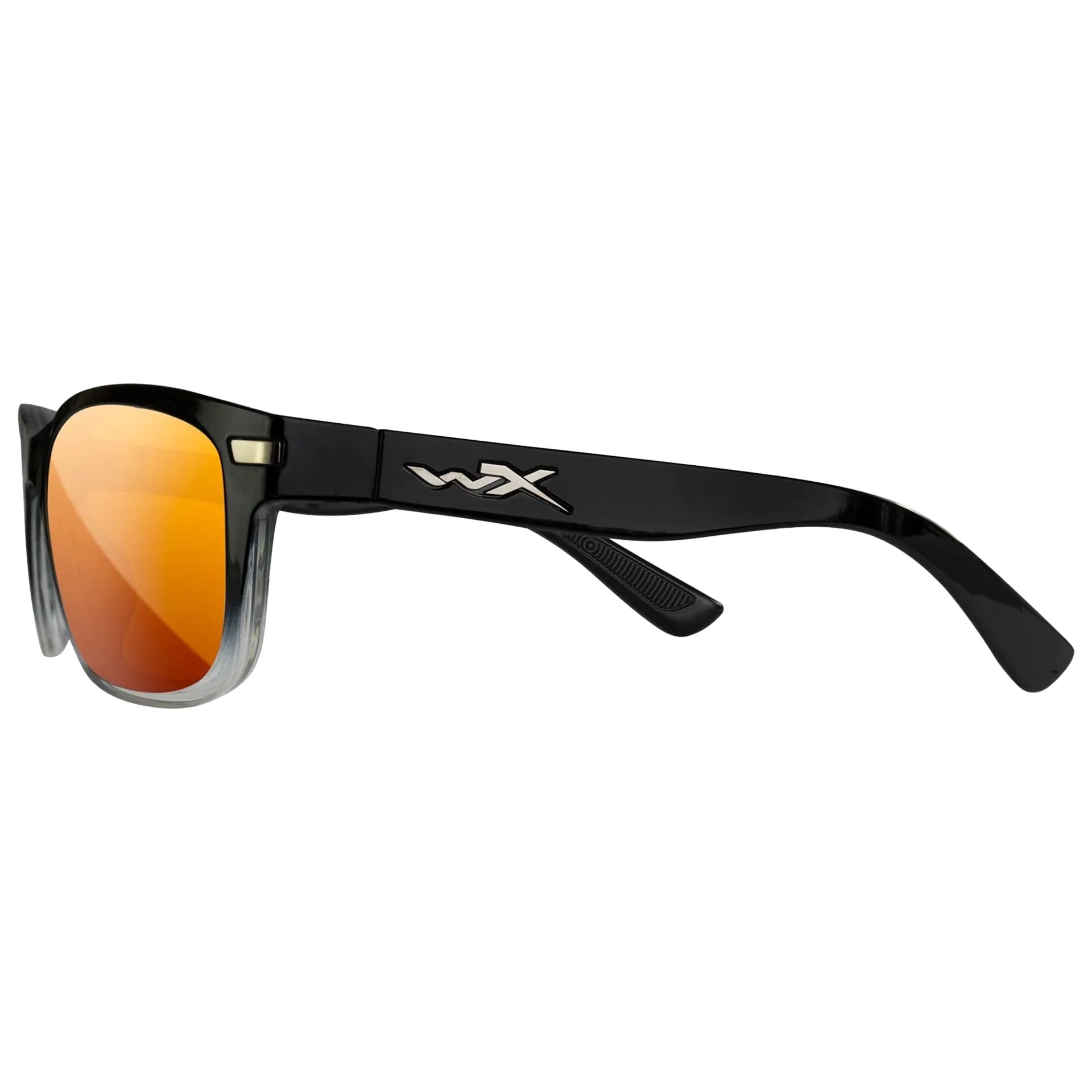 Wiley X - Helix - Taktische Schutzbrille - Captivate Polarized Bronze Mirror/Gloss Black Fade to Clear Crystal