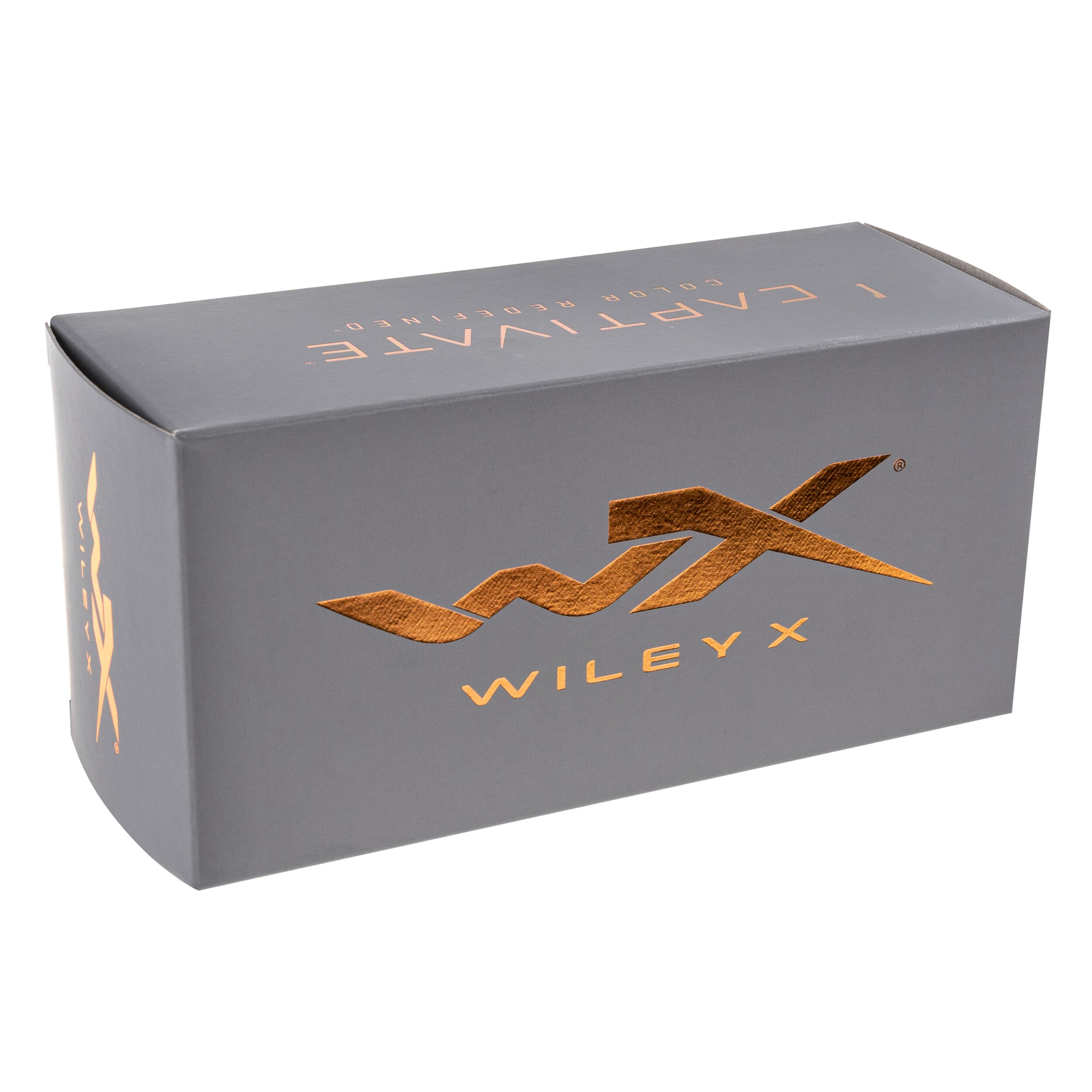 Wiley X - Helix - Taktische Schutzbrille - Captivate Polarized Green Mirror/Gloss Demi Brown