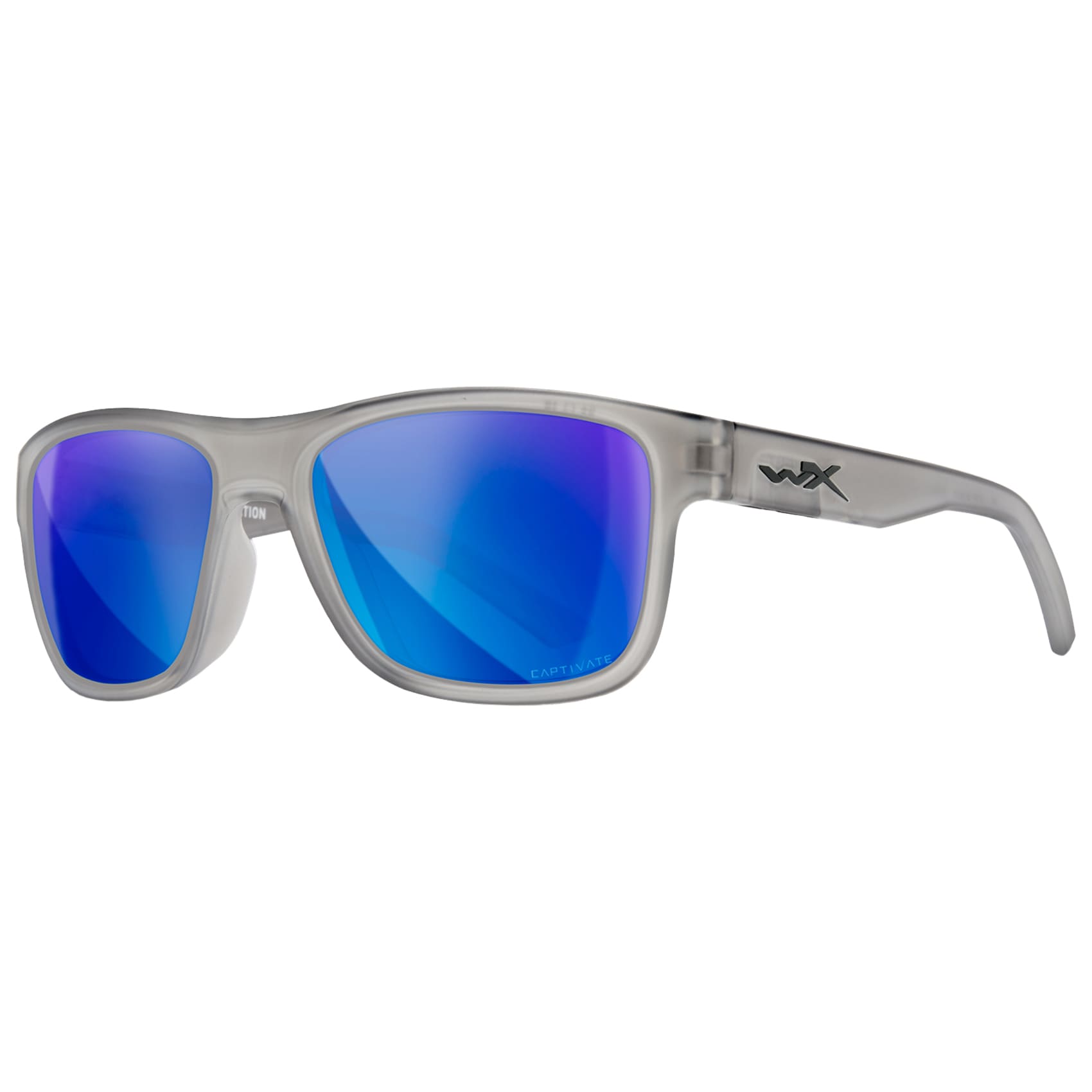 Wiley X - Ovation - Schutzbrille - Captivate Polarized Blue Mirror/Matte Slate