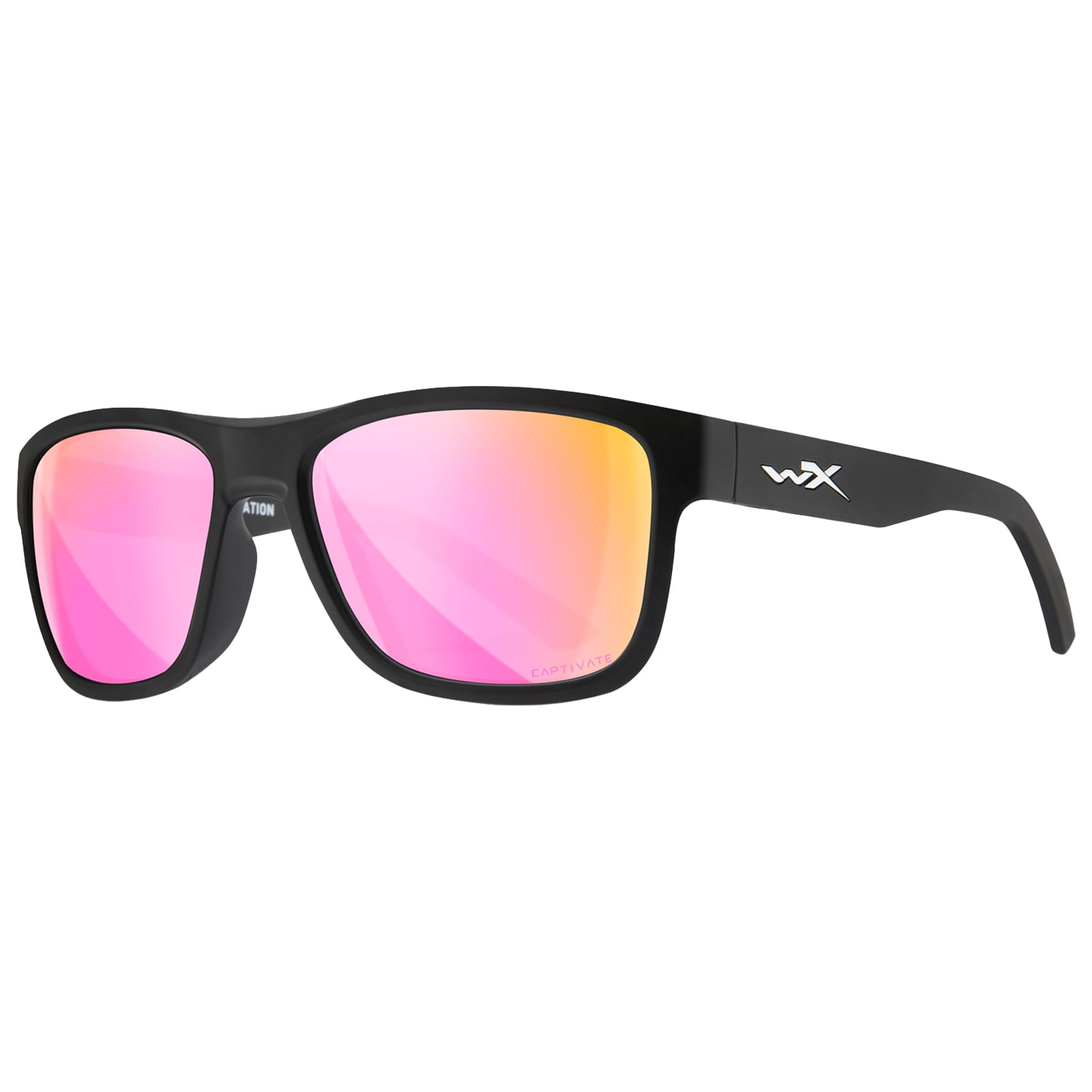 Wiley X - Ovation - Schutzbrille - Captivate Polarized Rose Gold Mirror/Matte Black