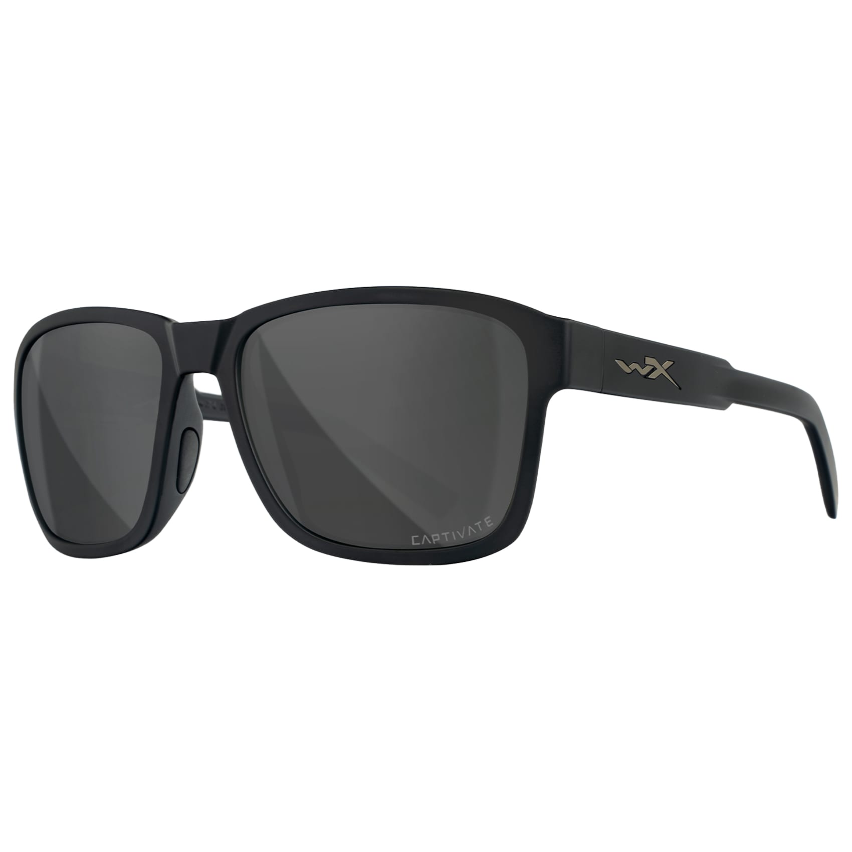 Wiley X - Trek Brille - Captivate Polarized Grey/Matte Black