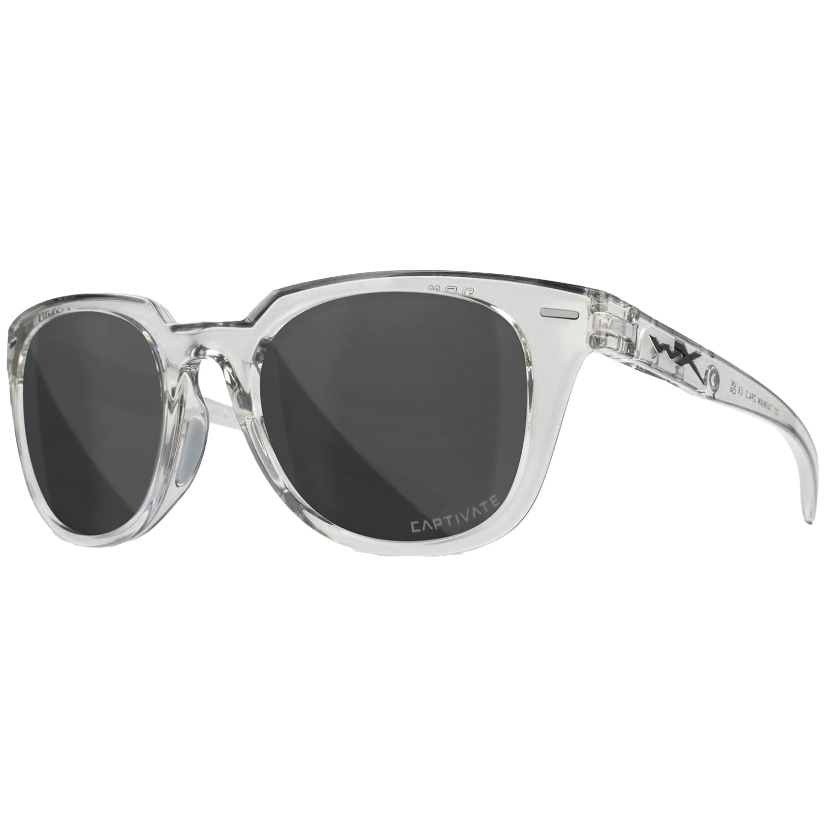 Wiley X - Ultra - Schutzbrille für Damen - Captivate Polarized Grey / Gloss Crystal Light Grey