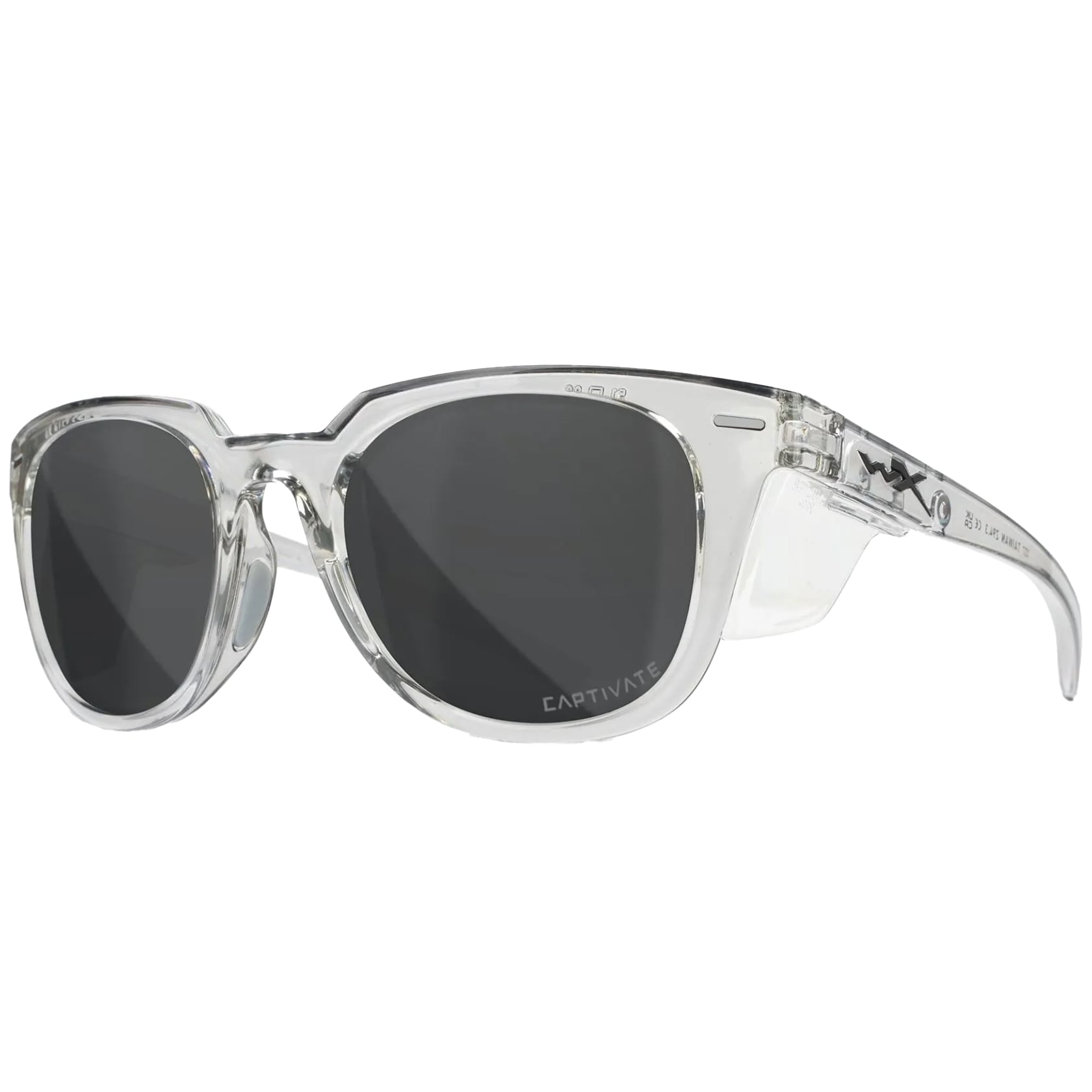 Wiley X - Ultra - Schutzbrille für Damen - Captivate Polarized Grey / Gloss Crystal Light Grey