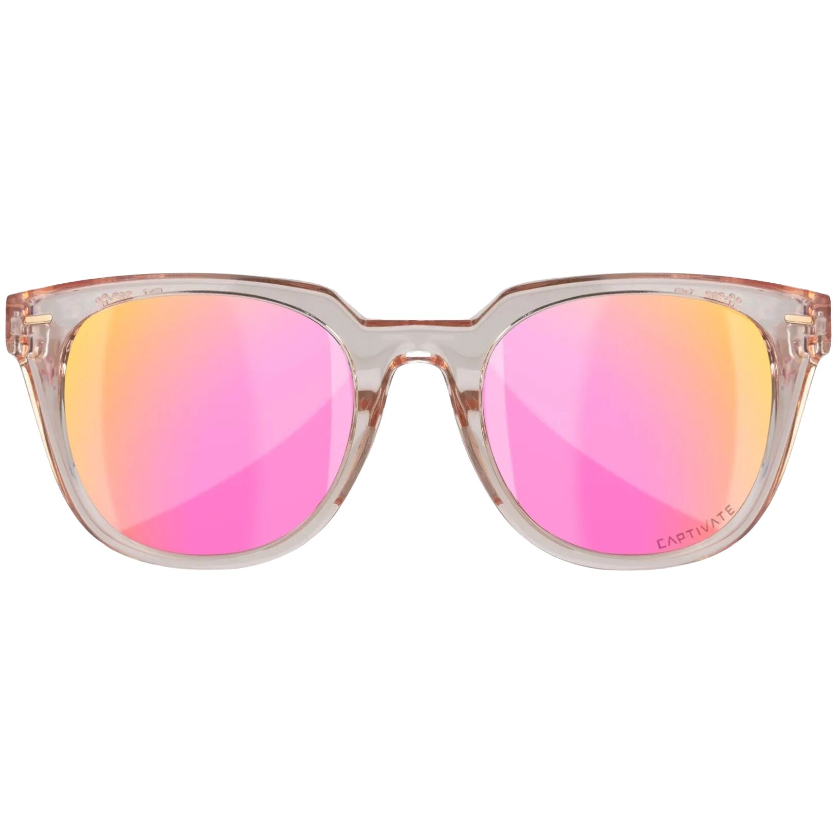 Wiley X - Ultra Brille - Schutzbrille für Damen - Captivate Polarized Rose Gold Mirror / Gloss Crystal Blush