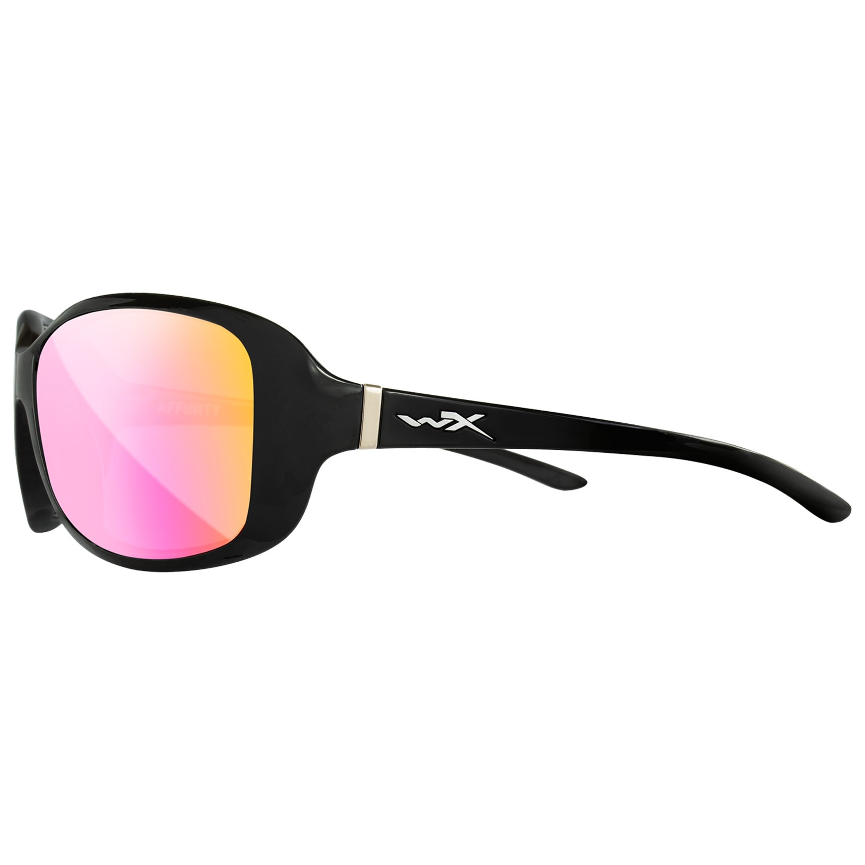 Wiley X - Affinity - Damenbrille - Captivate Polarized Rose Gold Mirror/Gloss Black