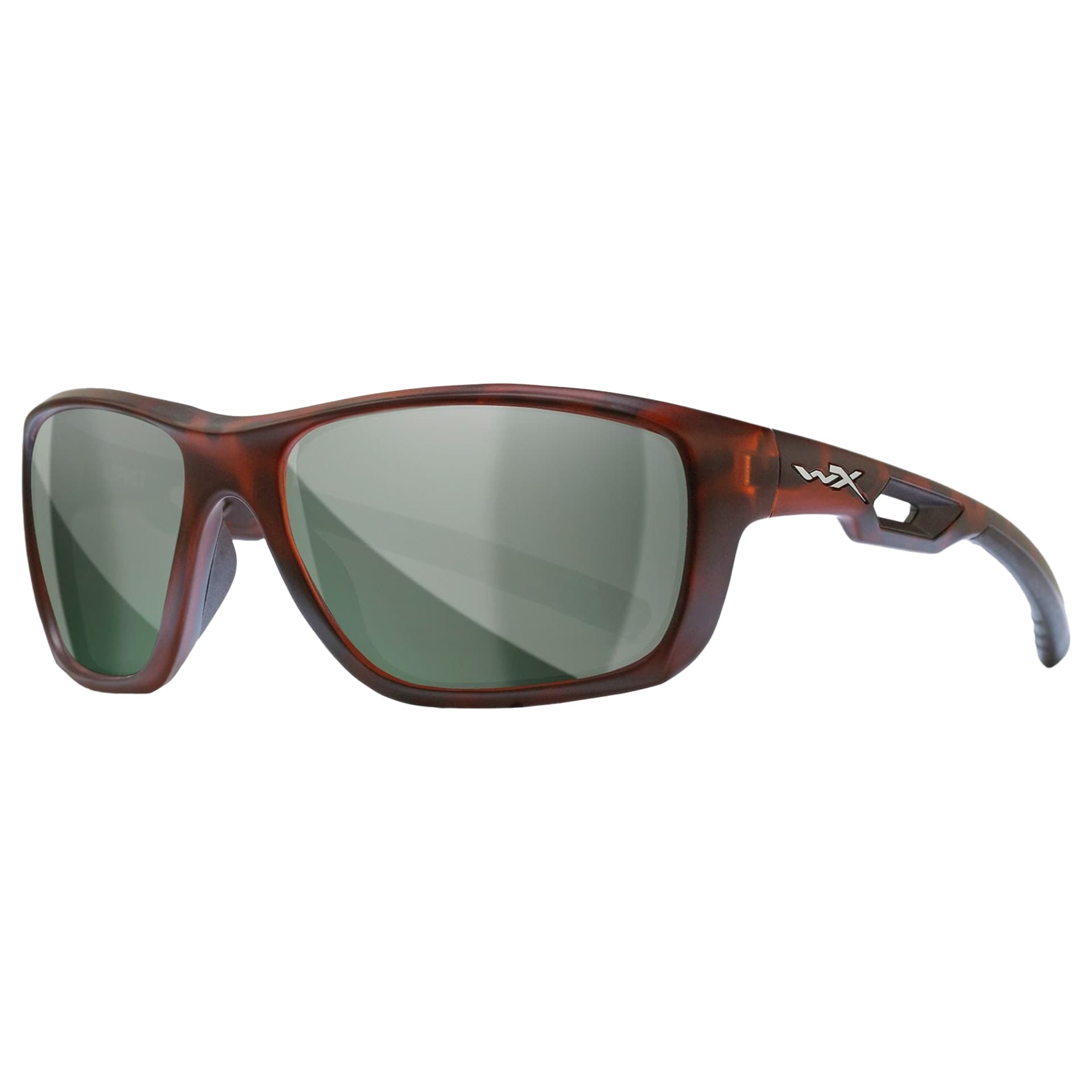 Wiley X - Aspect - Taktische Schutzbrille - Captivate Polarized Platinum Flash/Matte Demi Brown
