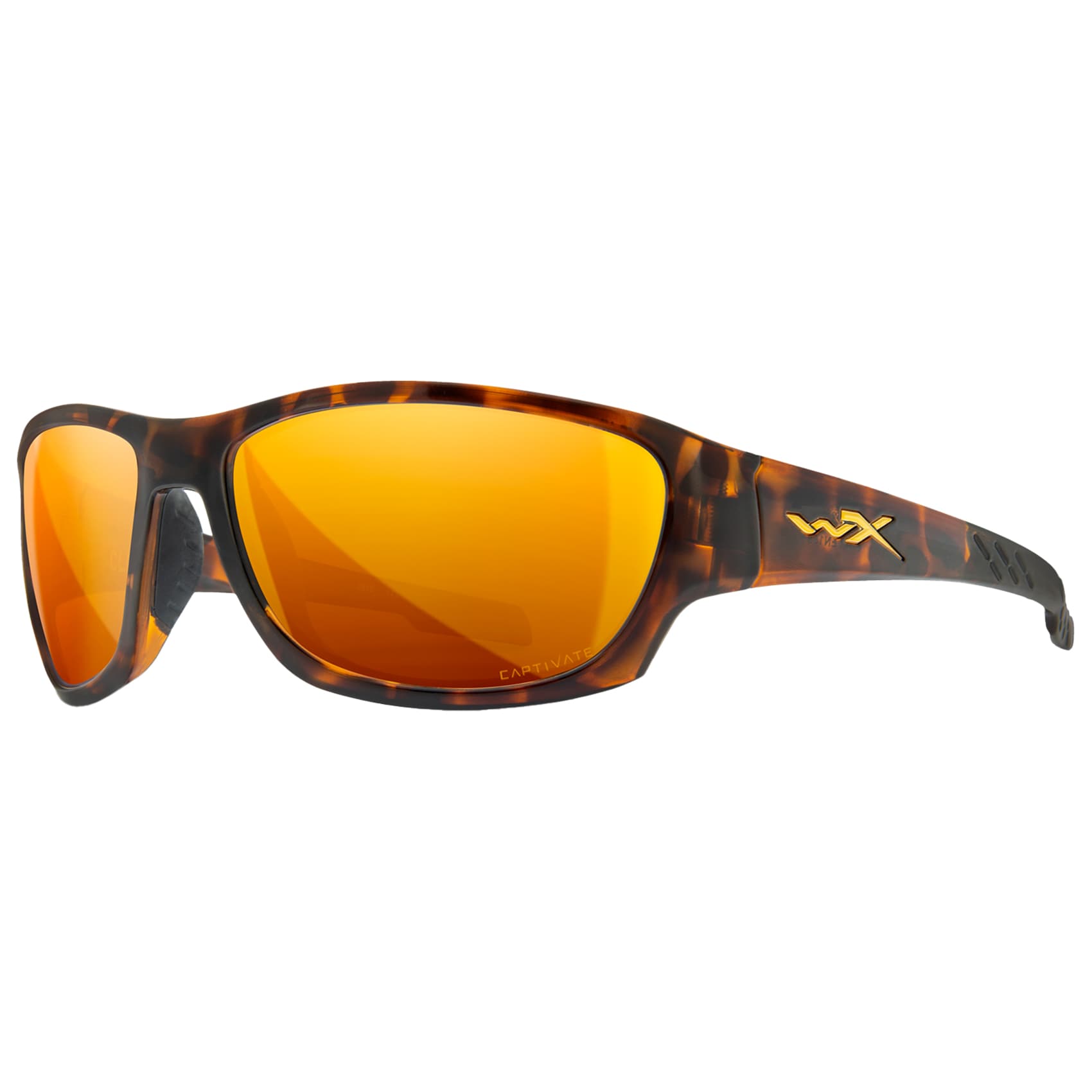 Wiley X - Climb - Taktische Brille - Captivate Polarized Bronze Mirror/Gloss Tortoise