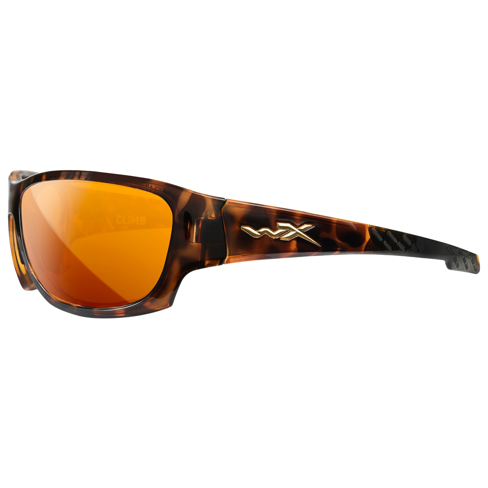 Wiley X - Climb - Taktische Brille - Captivate Polarized Bronze Mirror/Gloss Tortoise