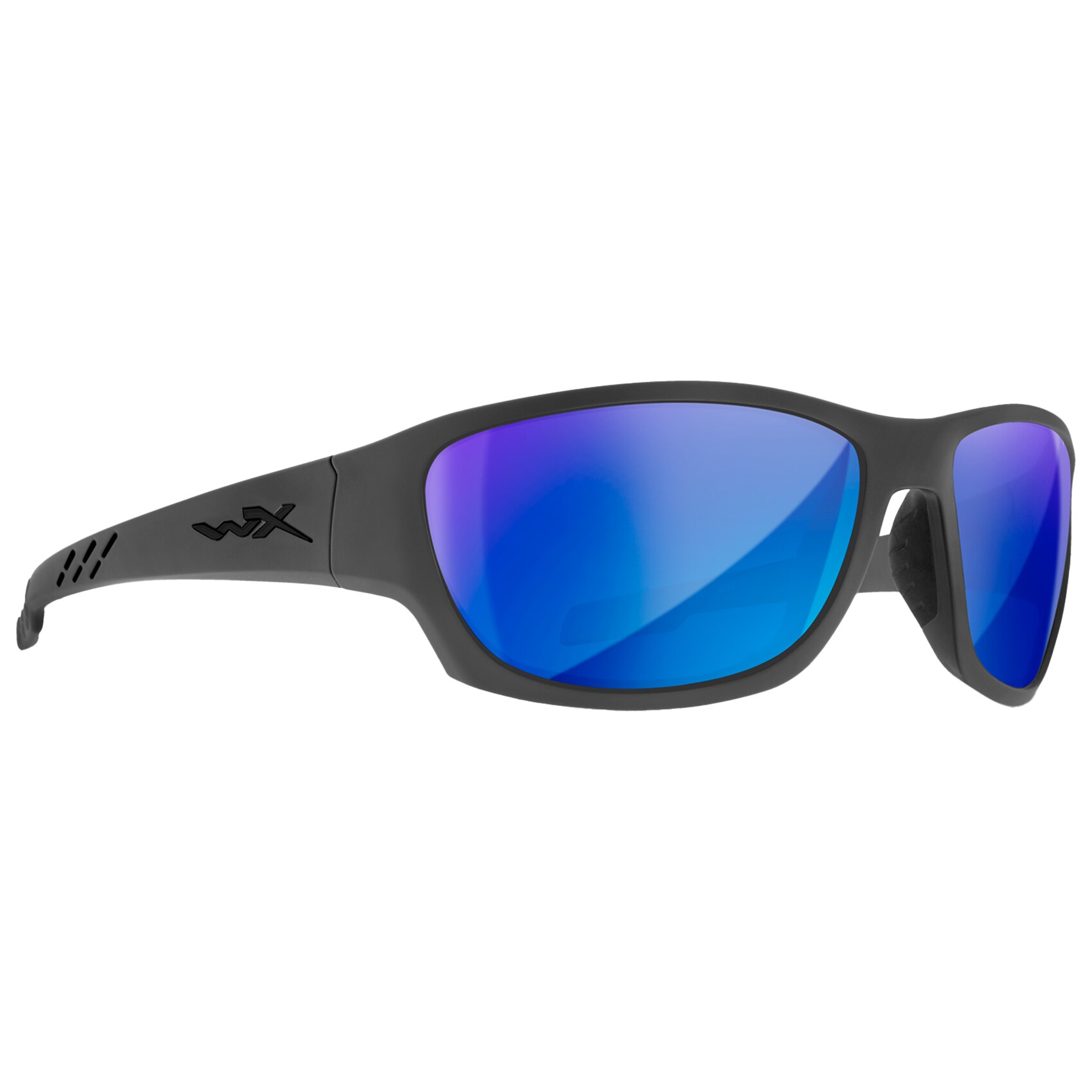 Wiley X - Climb - Taktische Schutzbrille - Captivate Polarized Blue Mirror/Matte Gray