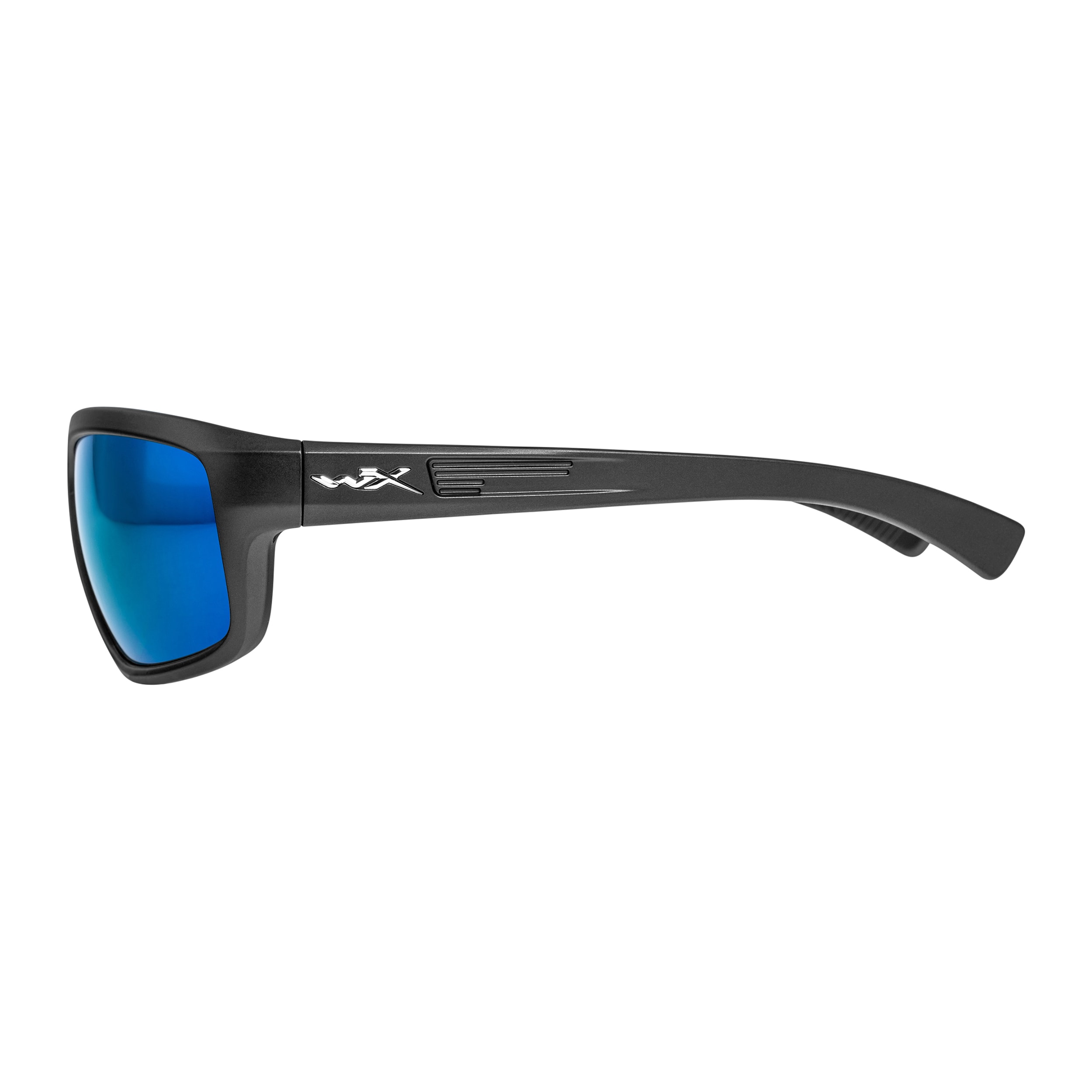Wiley X - Contend Taktische Brille - Captivate Polarized Blue Mirror/Matte Graphite