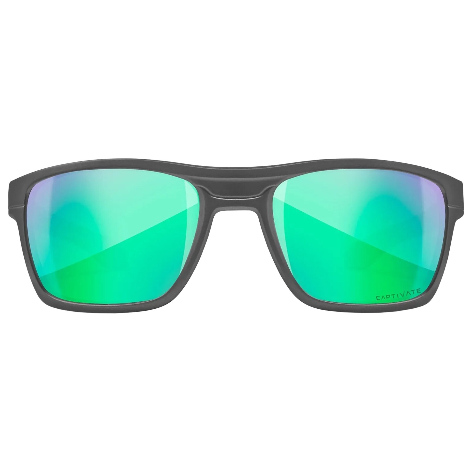 Wiley X - Kingpin Brille - Captivate Polarized Green Mirror/Matte Graphite