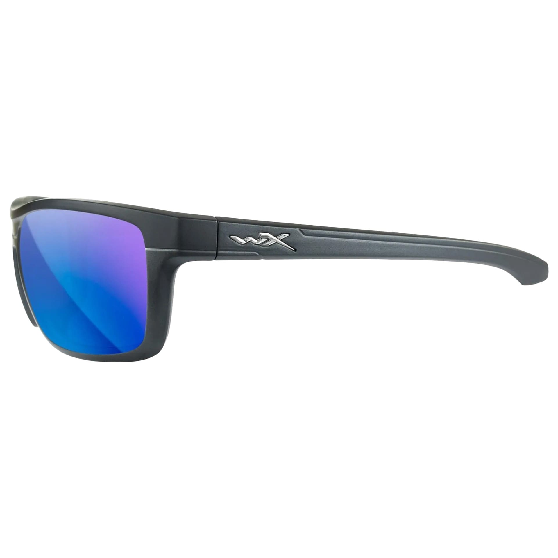 Wiley X - Kingpin - Schutzbrille - Captivate Polarized Blue Mirror/Matte Graphite